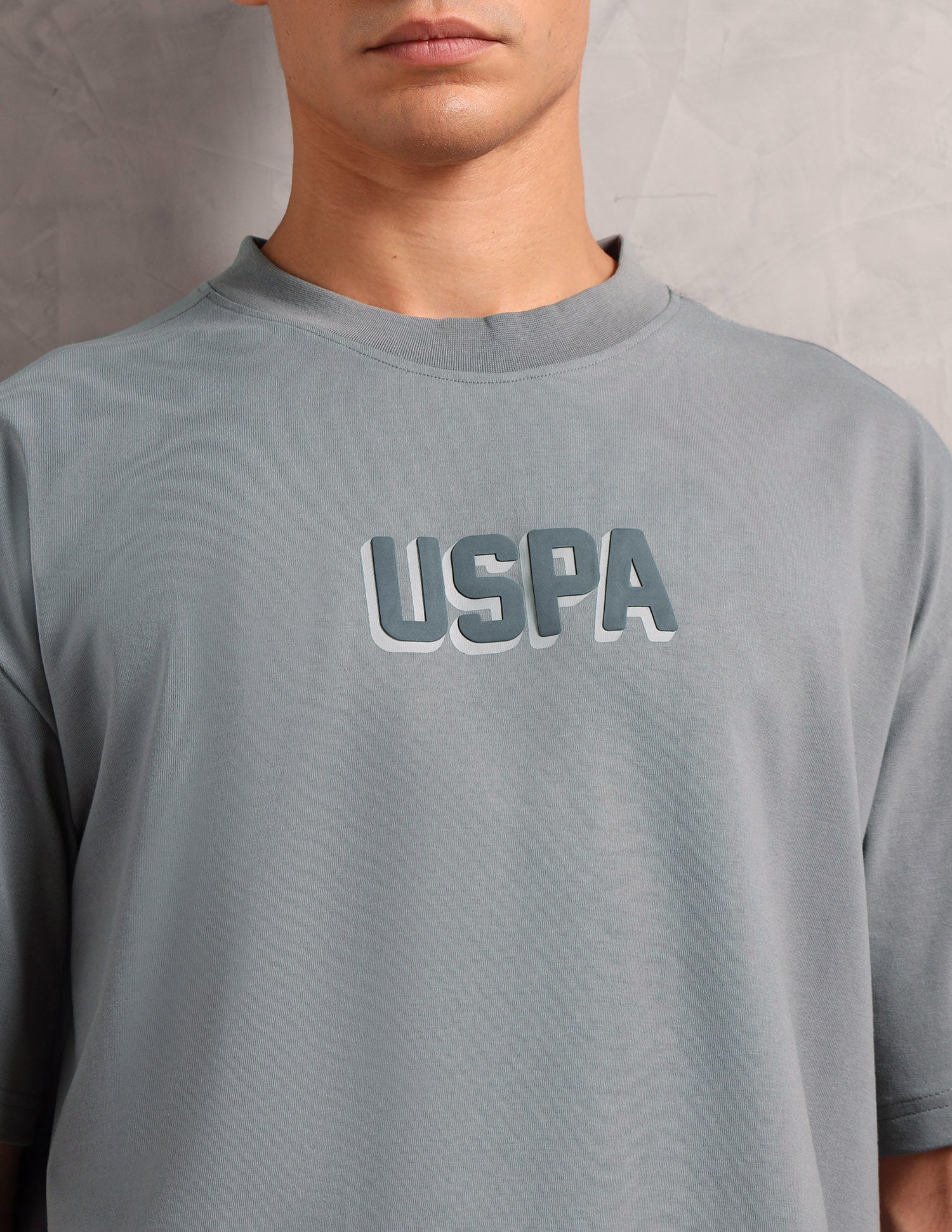 Oversized Fit Breathable OEE11 Lounge T-Shirt - Pack Of 1 Mocking Bird - U.S. POLO ASSN. | Large