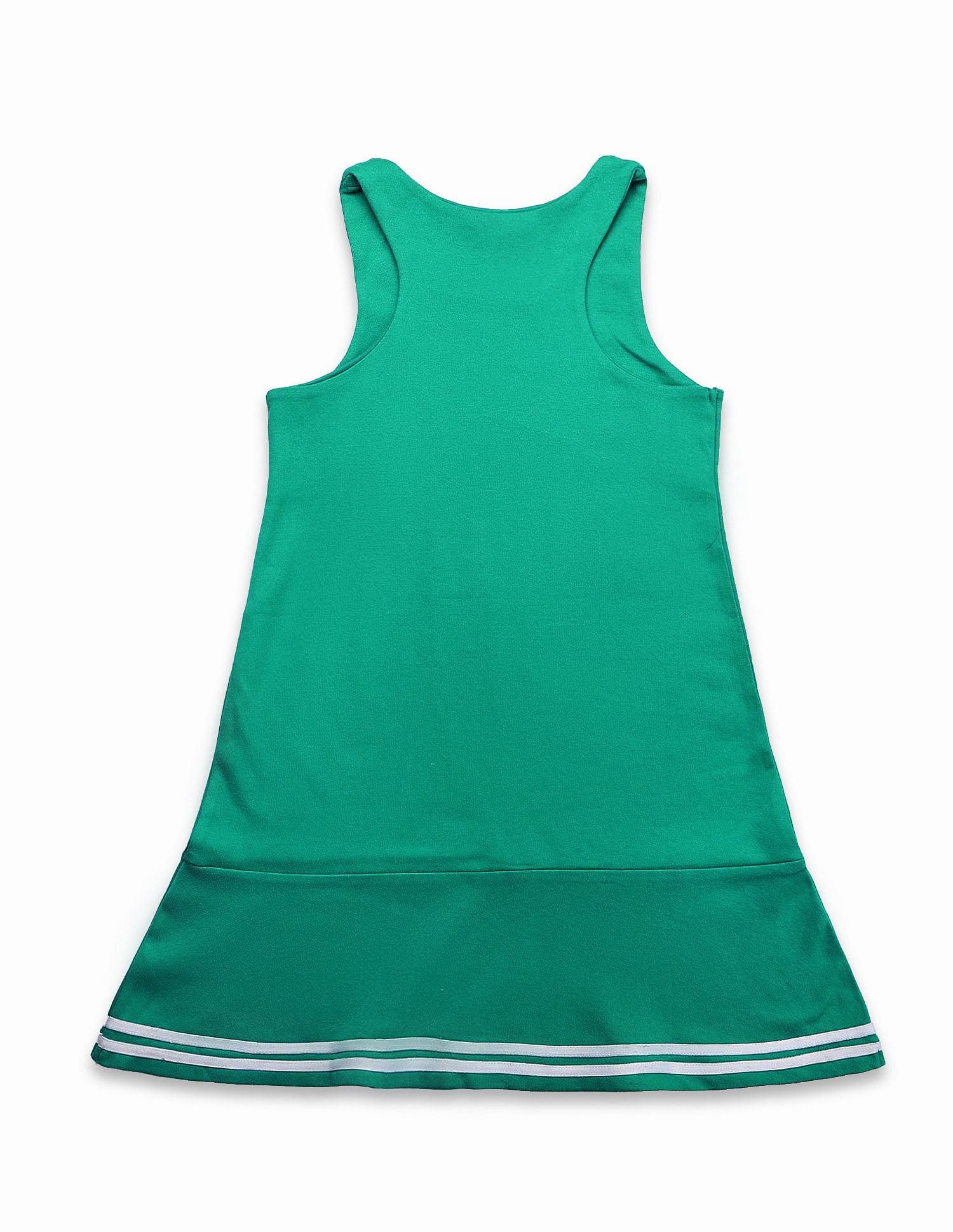 Girls Brand Printed A Line Dress Green - U.S. POLO ASSN. | Large