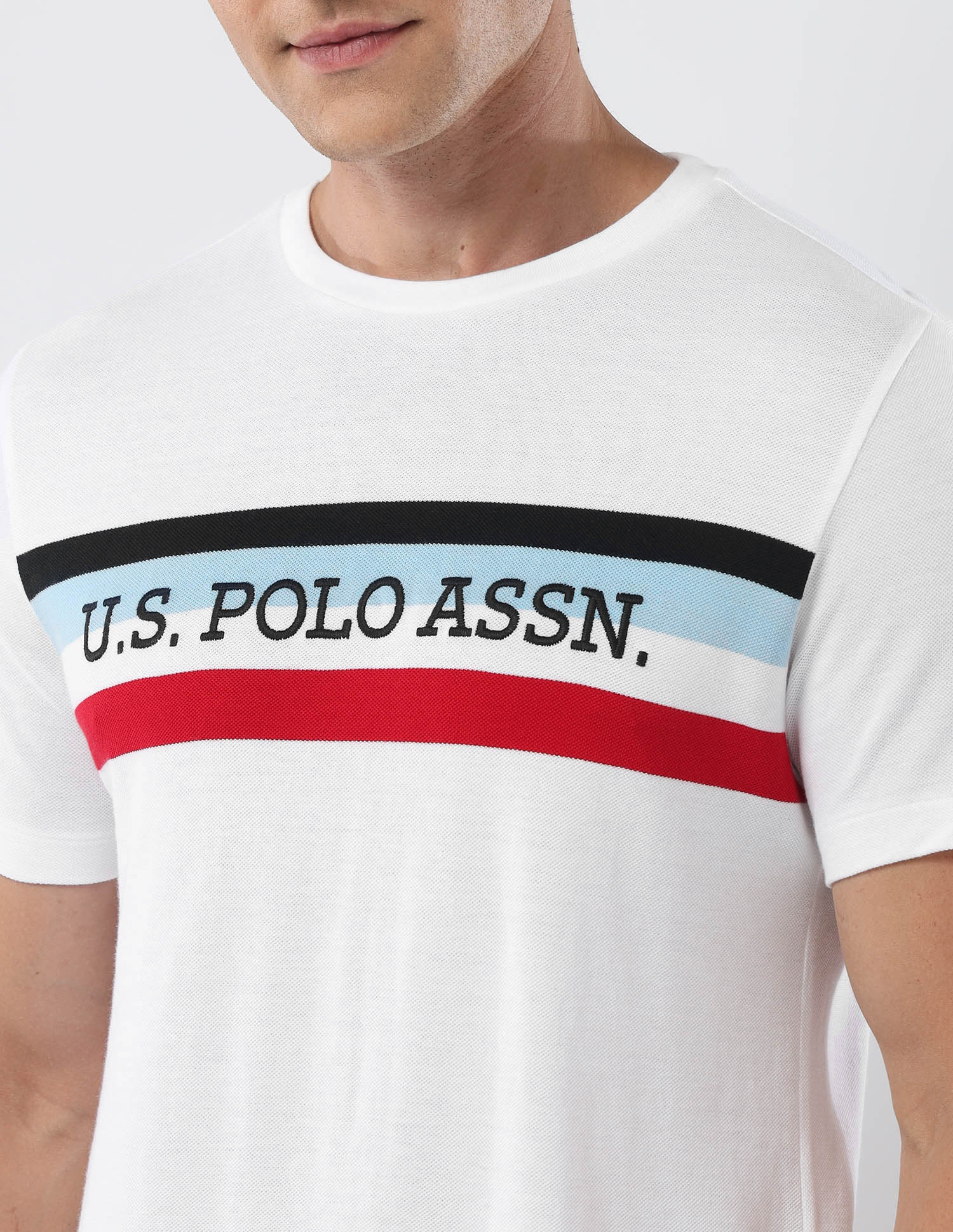 Pure Cotton 135 Anniversary T-Shirt White - U.S. Polo Assn. India | Large