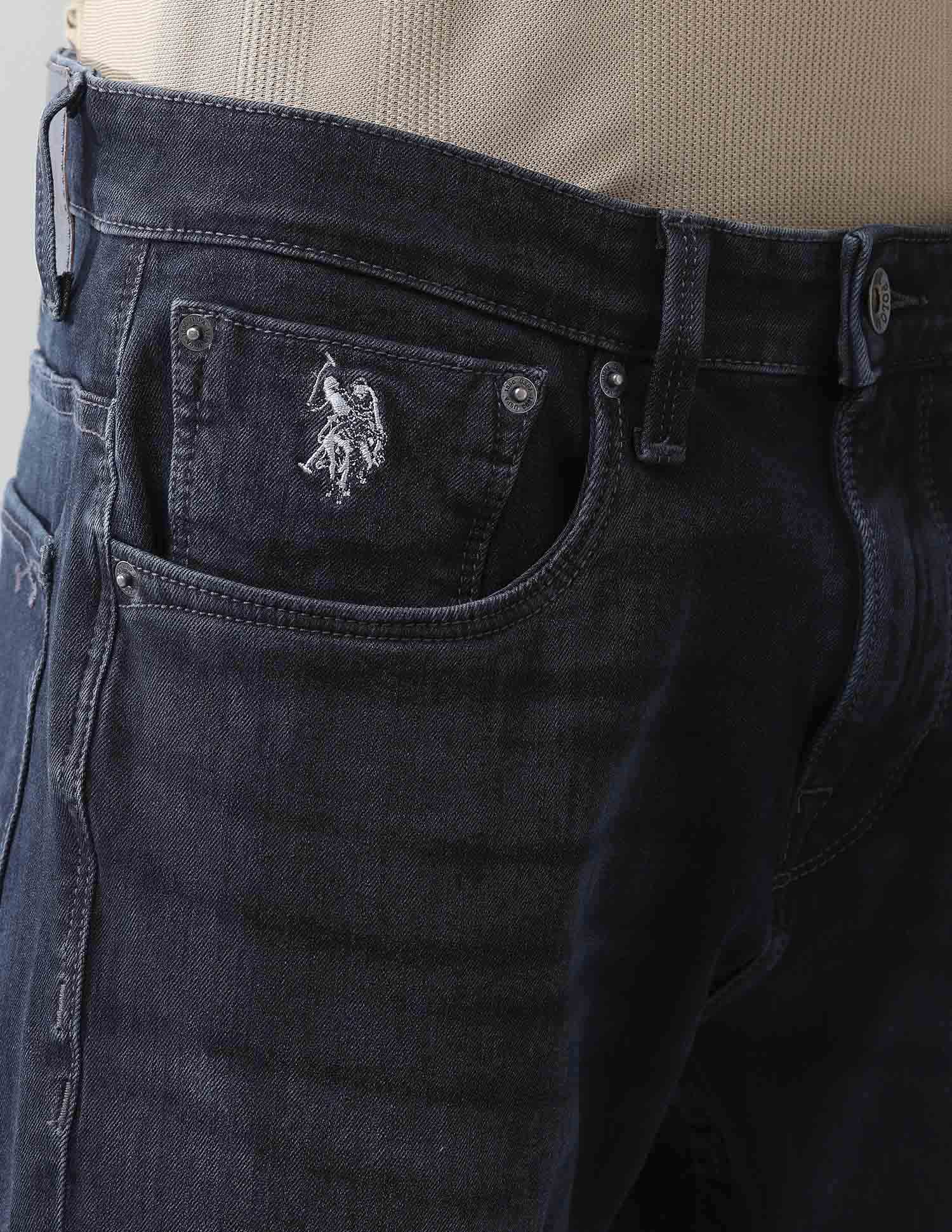 Bi Stretch Authentic Henry Tapered Fit Blue Jeans Blue - U.S. POLO ASSN. | Large