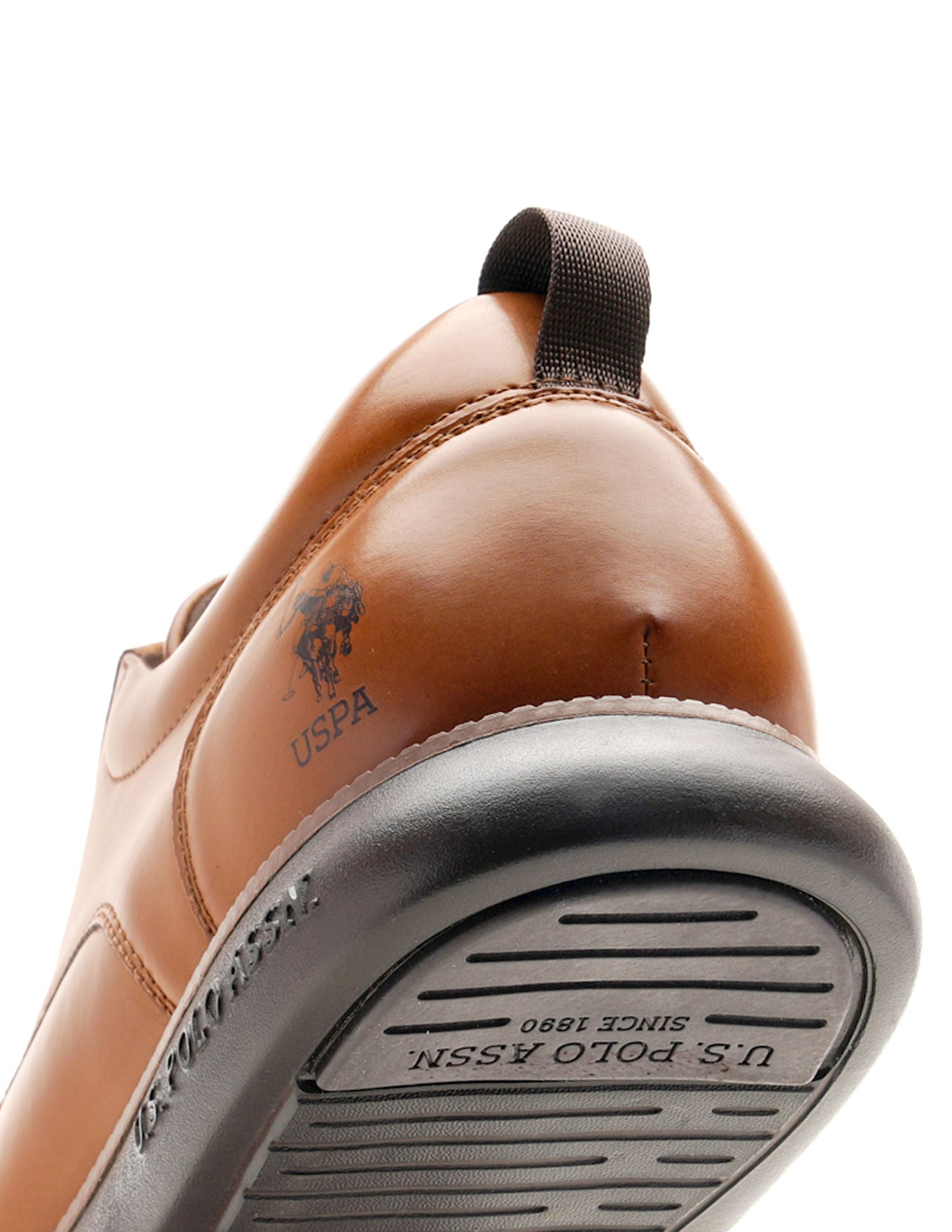Men Nicolo Tan Work Casuals Lace Up Shoes Brown - U.S. Polo Assn. India | Large