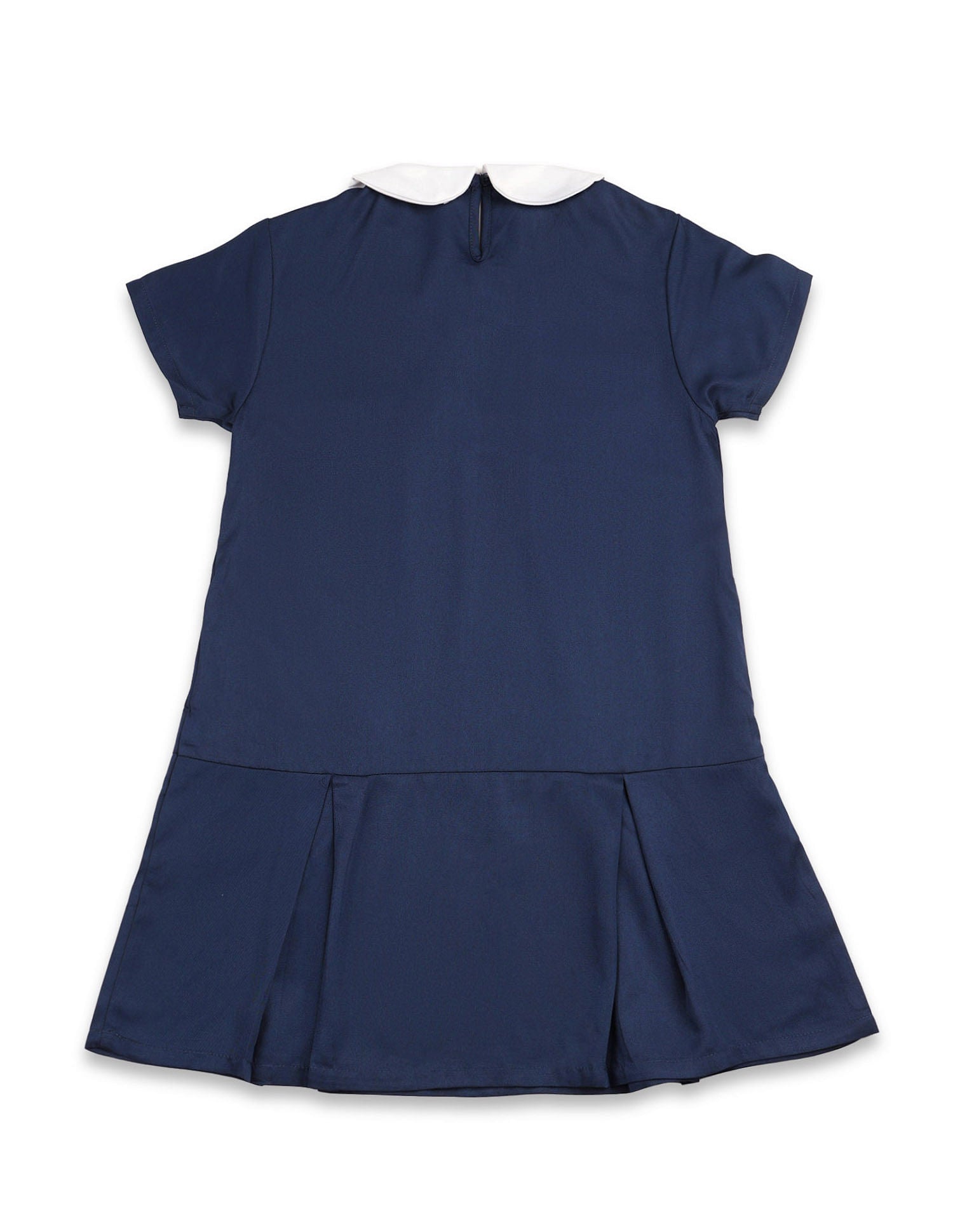 Girls Peter Pan Collar A-Line Dress Navy - U.S. POLO ASSN. | Large