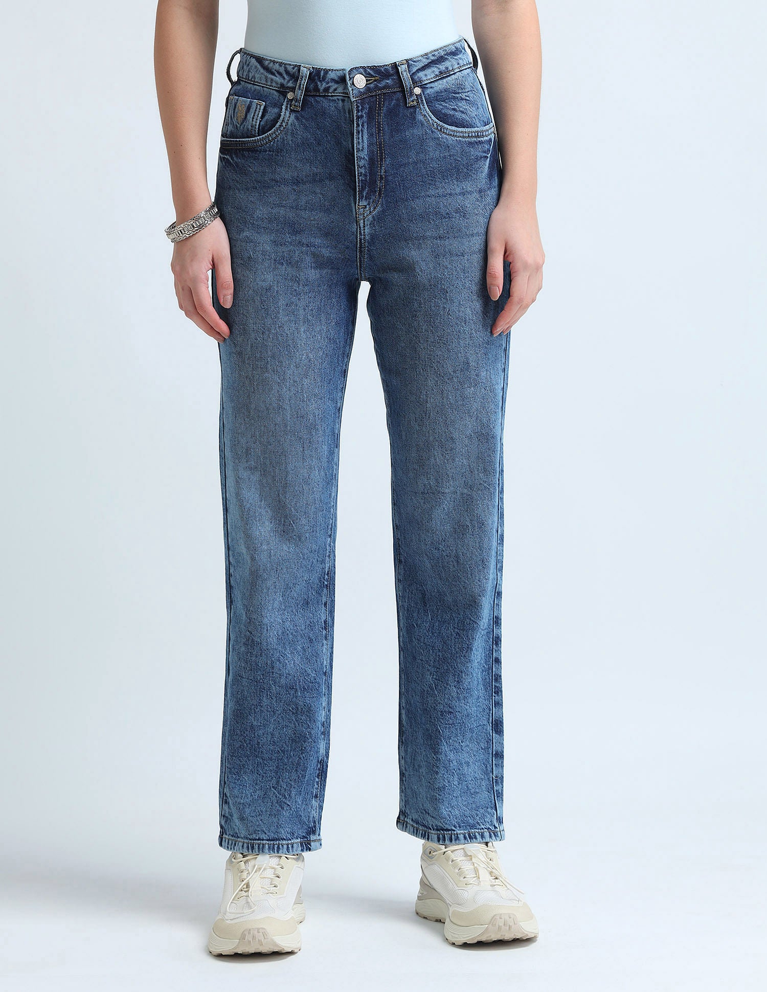 Straight Fit Blue Jeans Blue - U.S. POLO ASSN. | Large