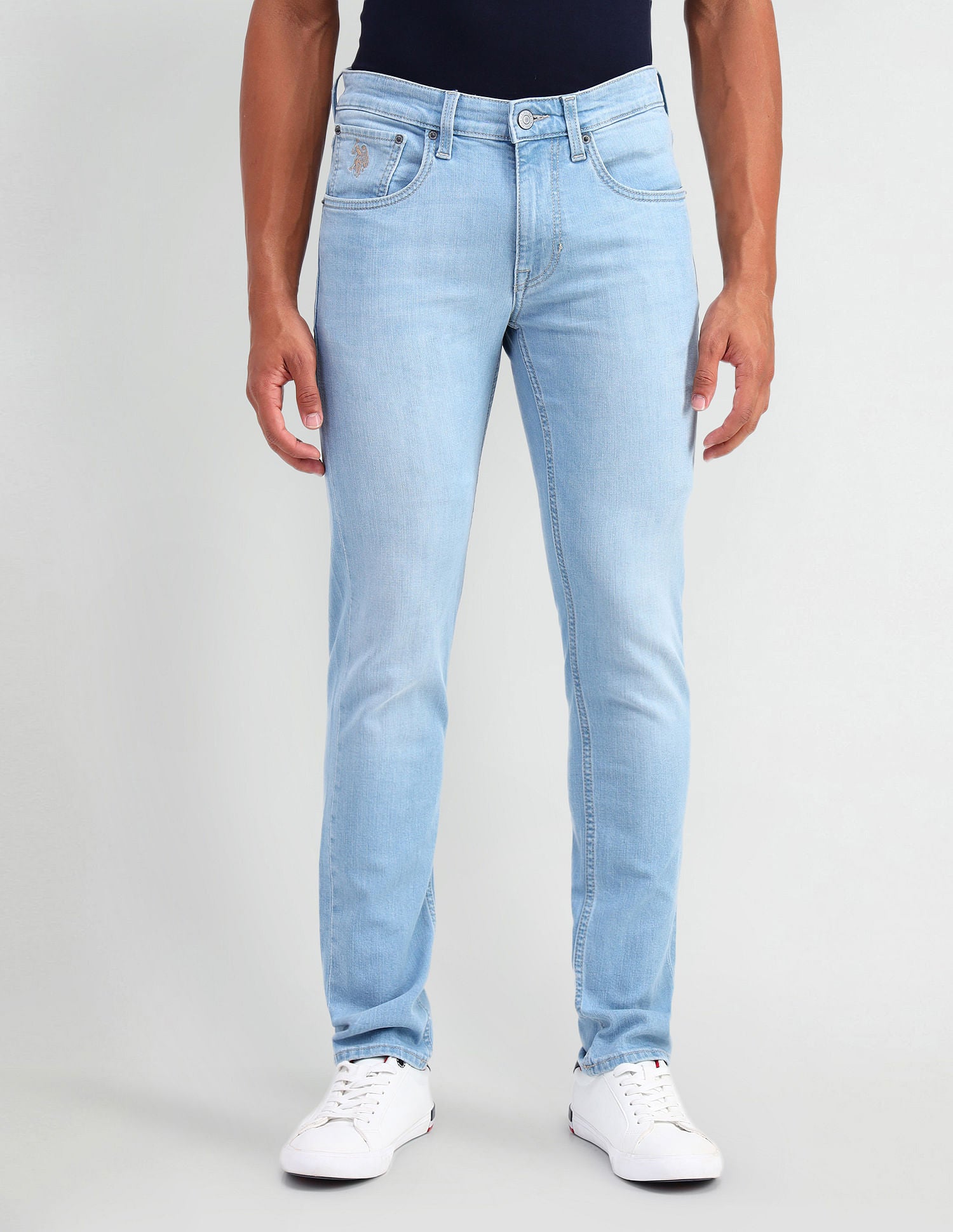 Regallo Skinny Fit Blue Jeans Blue - U.S. POLO ASSN. | Large