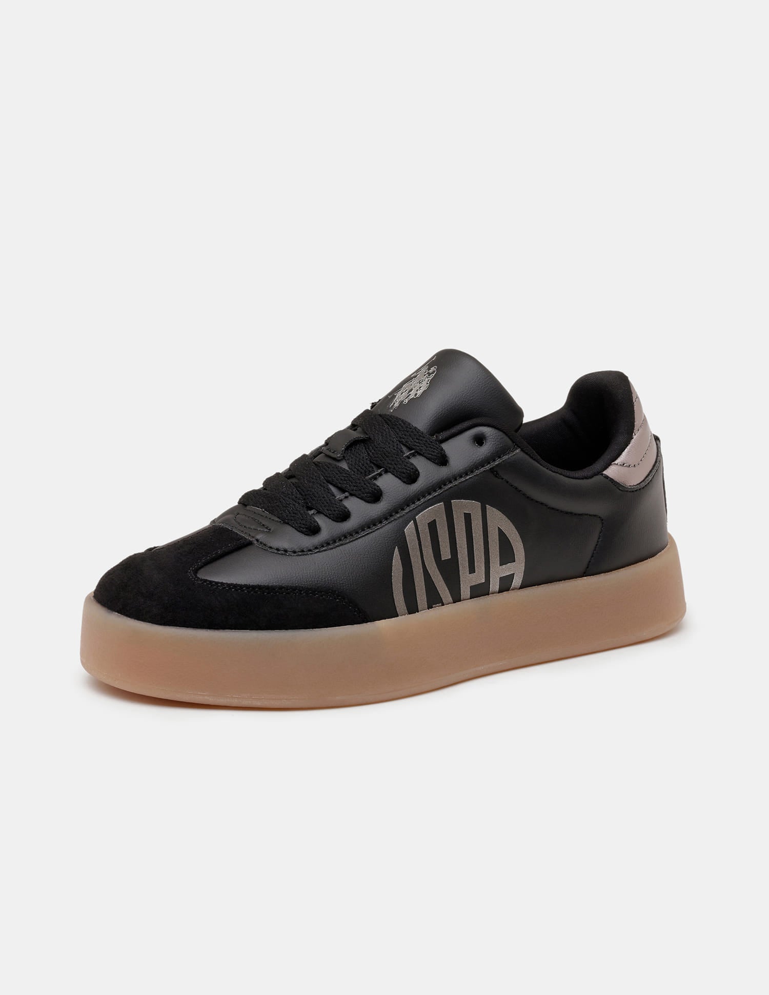 Sorrel Black Chunky Sneaker Shoes Black - U.S. Polo Assn. India | Large