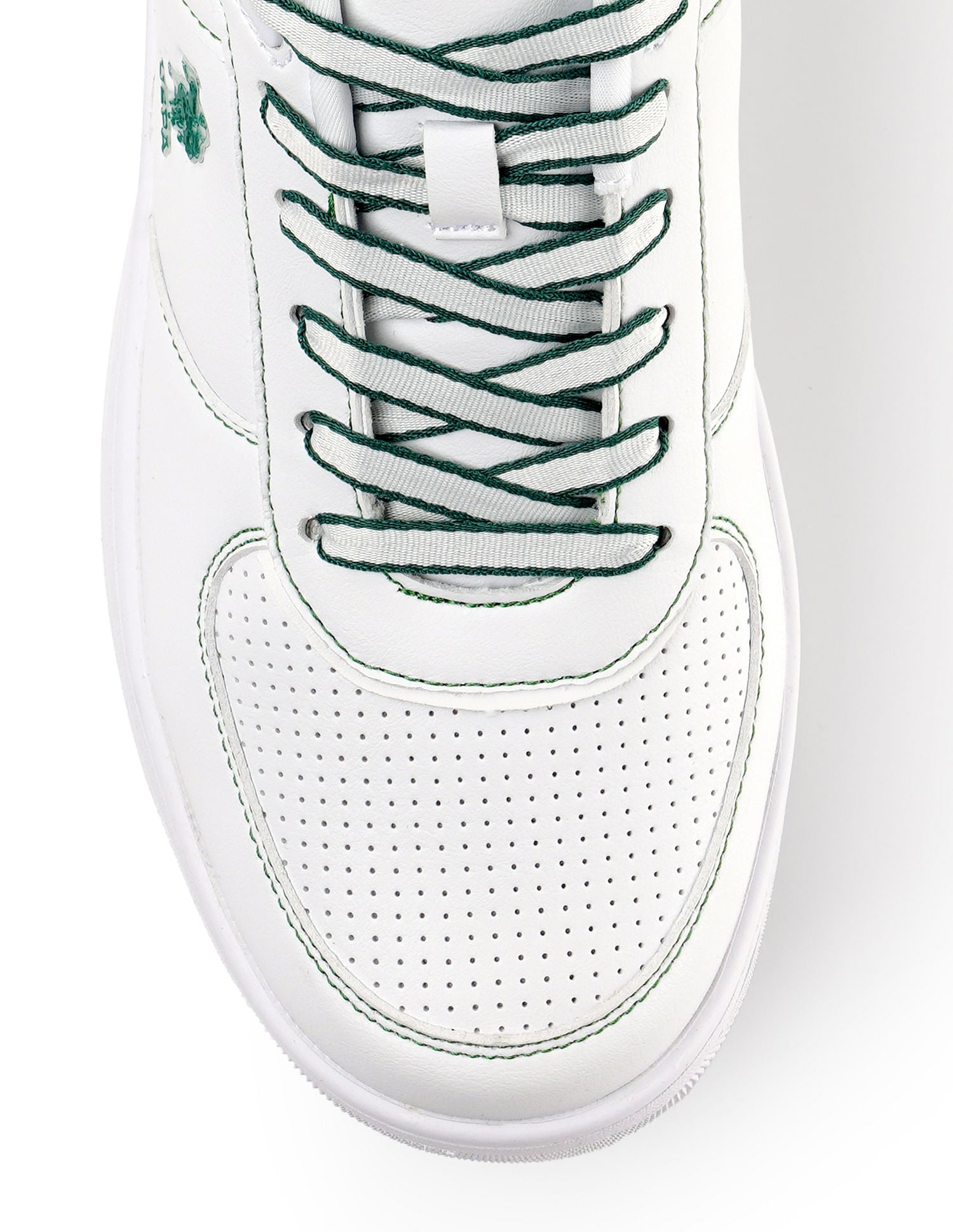 Men Kodiak White Retro Court Sneakers White - U.S. Polo Assn. India | Large