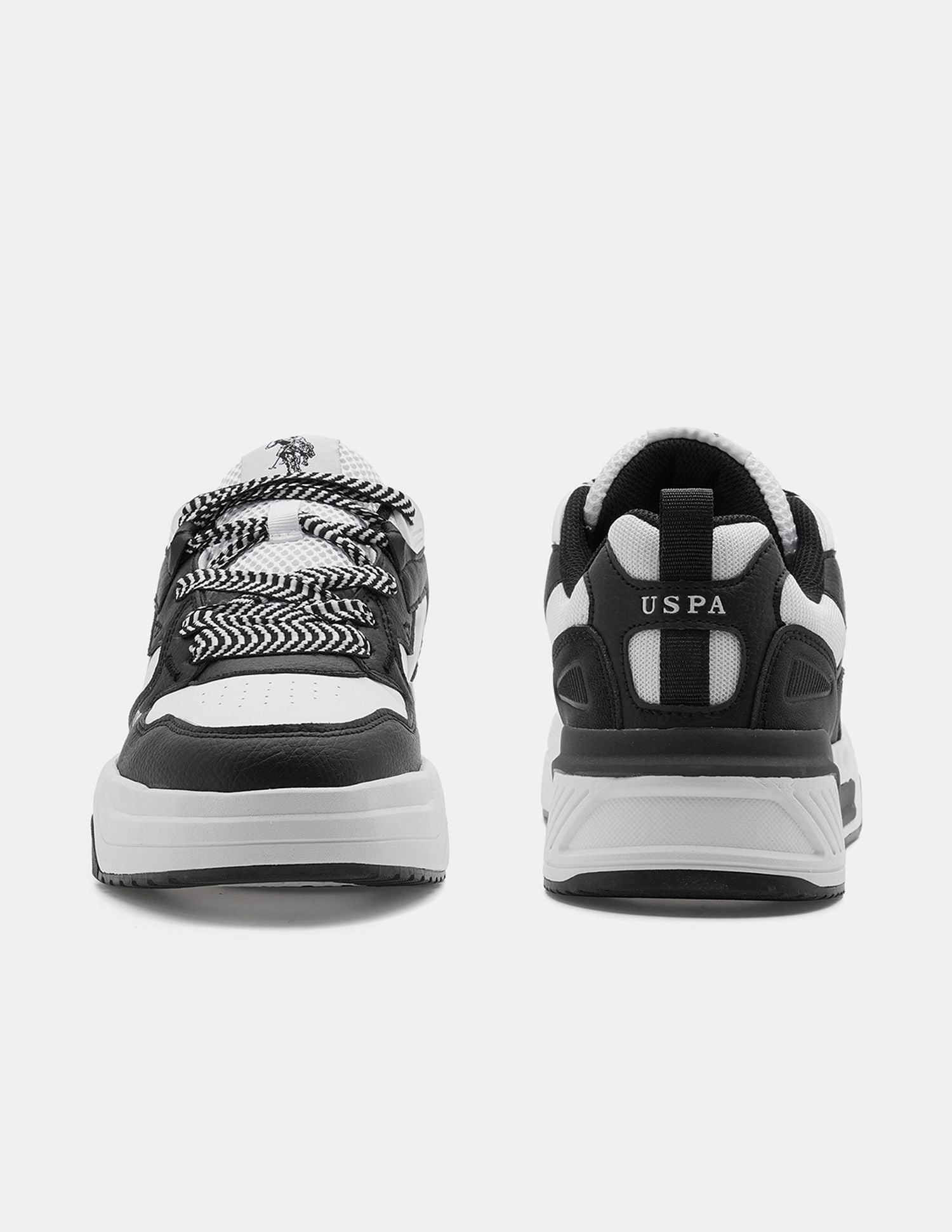 Men Damen Colour Blocked Sneakers Black - U.S. POLO ASSN. | Large