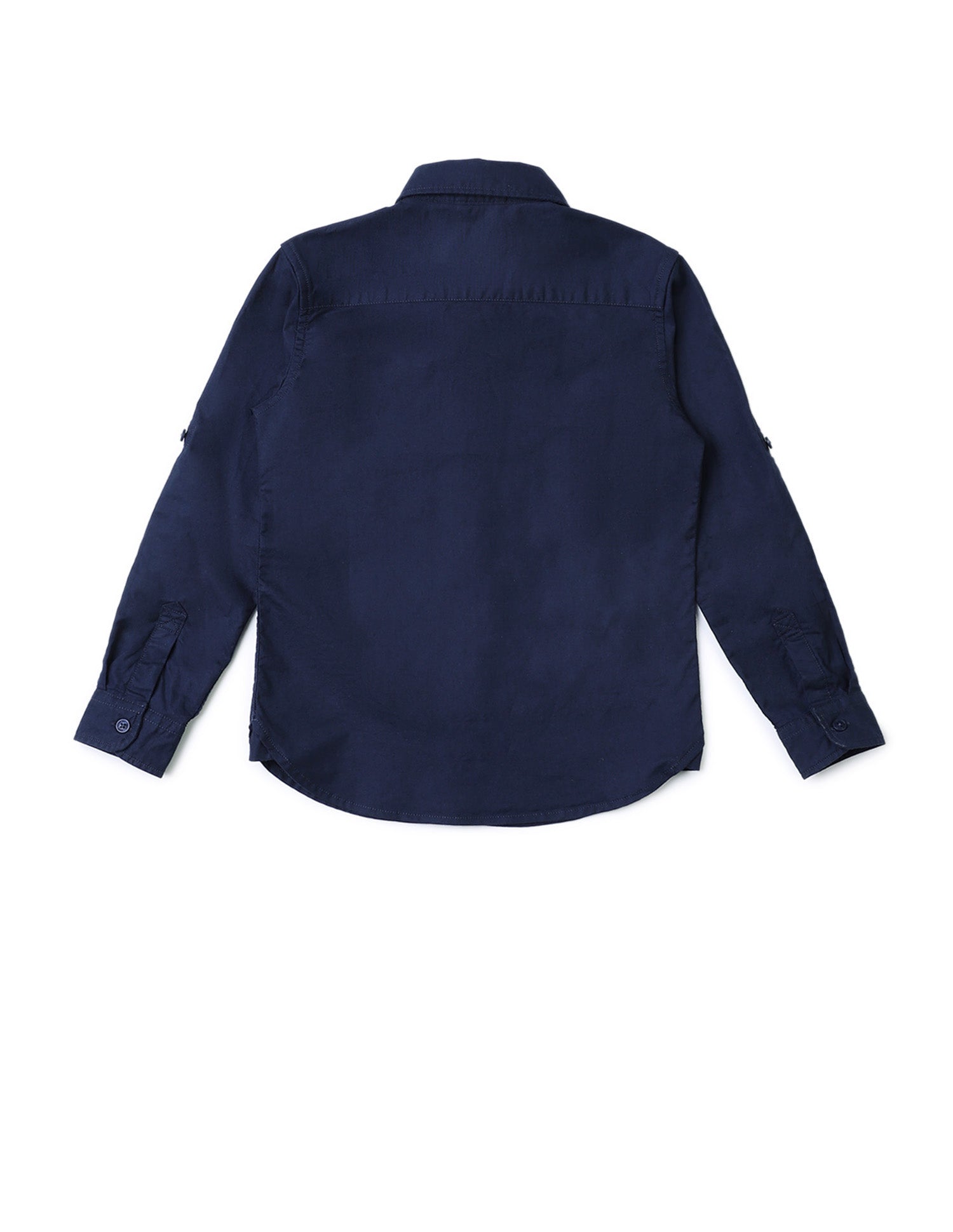 Boys Solid Regular Fit Shirt Navy - U.S. POLO ASSN. | Large