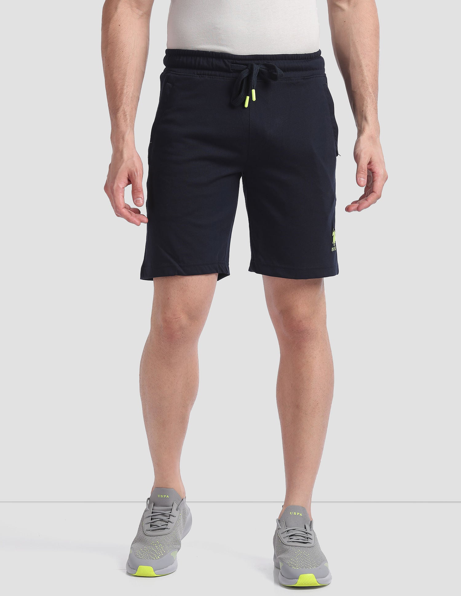 Solid Active AS001 Lounge Shorts - Pack Of 1 Navy - U.S. POLO ASSN. | Large