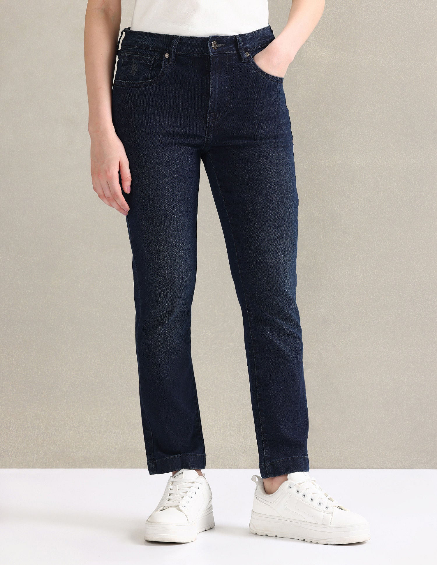 Slim Fit Blue Jeans Blue - U.S. POLO ASSN. | Large