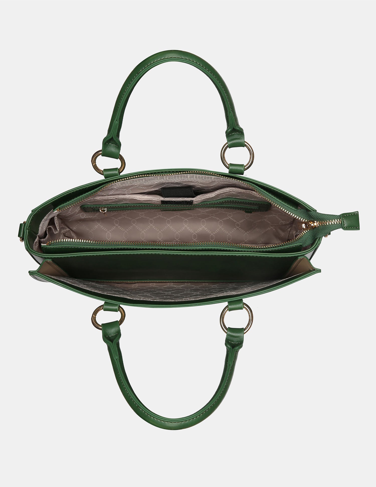 Women Bianca Tote Bag with Two Handles Green - U.S. POLO ASSN. | Large