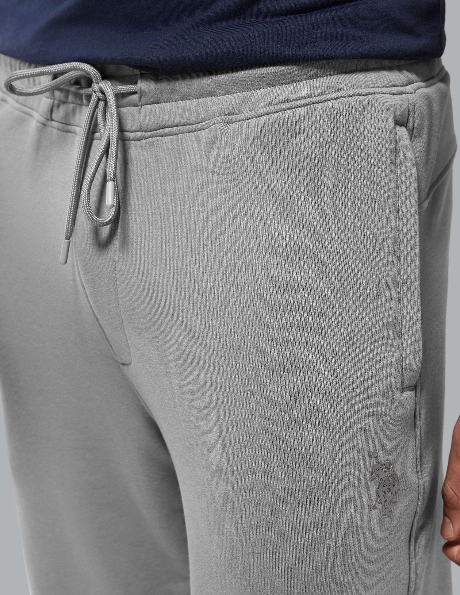 Cotton Rich Loopknit OJ012 Joggers Steeplegrey - U.S. Polo Assn. India | Large