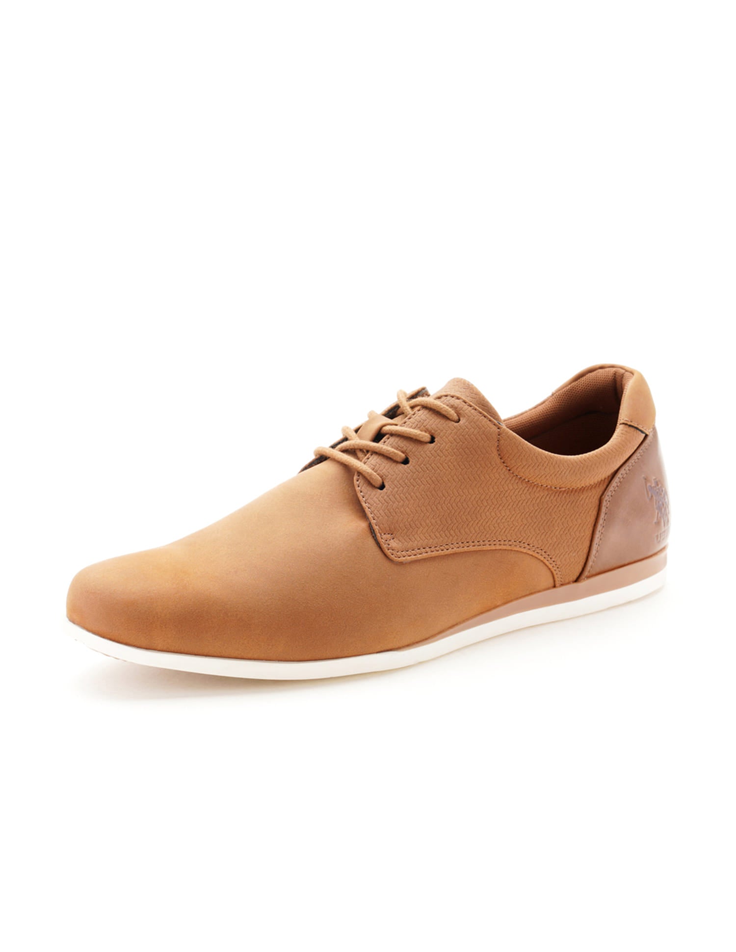 Men Lucius 3.0 Tan Work Casuals Lace Up Shoes Tan - U.S. Polo Assn. India | Large