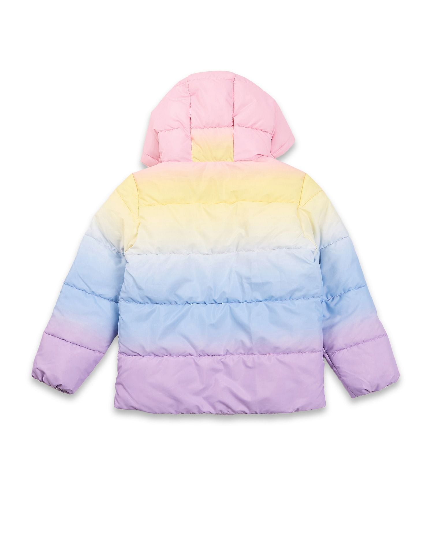 Girls Hooded Ombre Jacket Ombre - U.S. POLO ASSN. | Large
