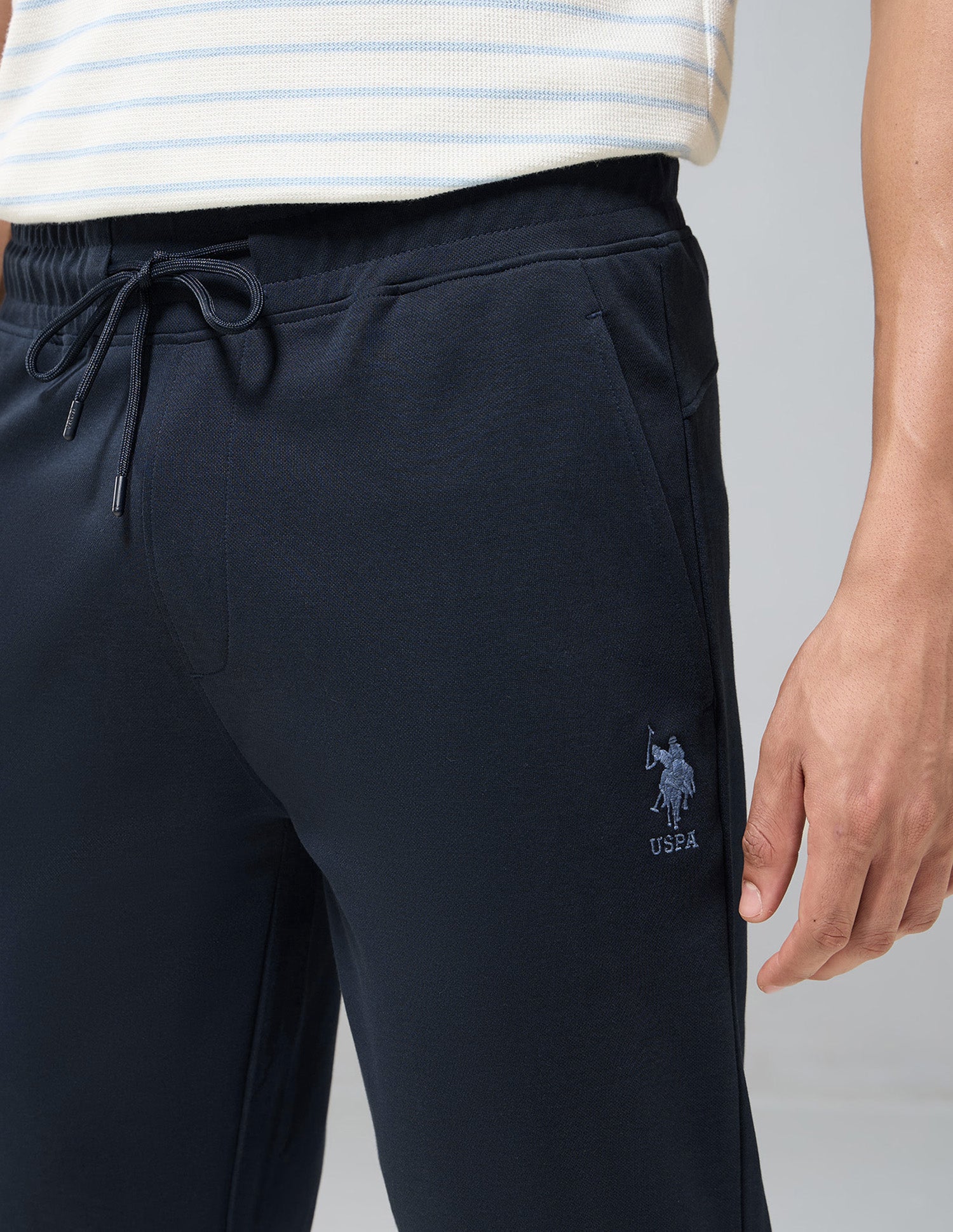 Terry Cotton Heavyweight OR012 Track Pants Navy - U.S. Polo Assn. India | Large