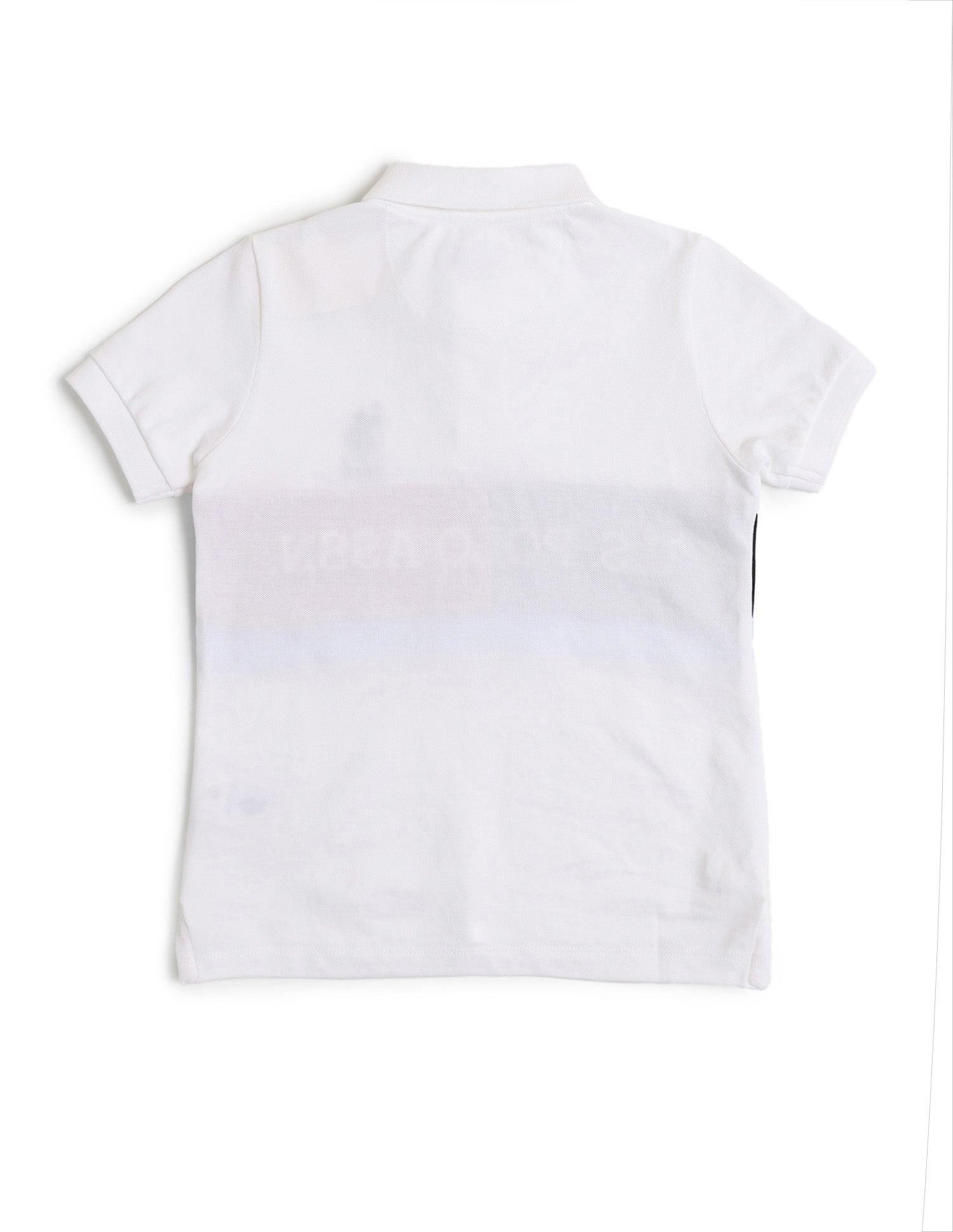 Boys Brand Printed Regular Fit Polo Shirt White - U.S. POLO ASSN. | Large