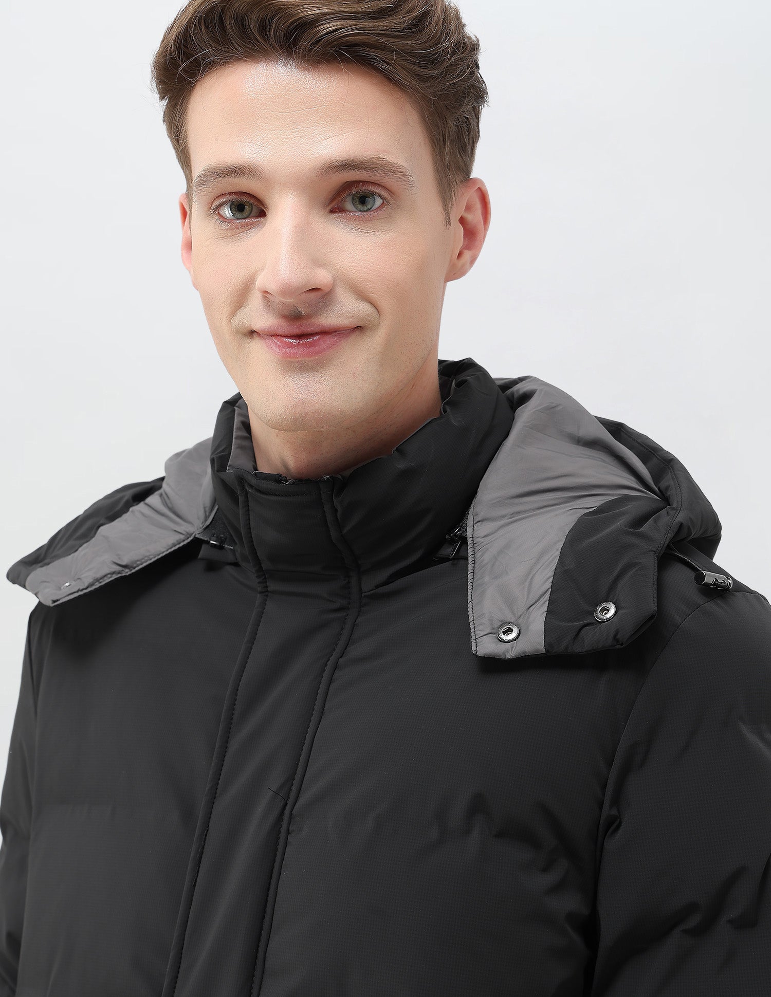 Detachable Hood Smartheat Jacket Black - U.S. POLO ASSN. | Large