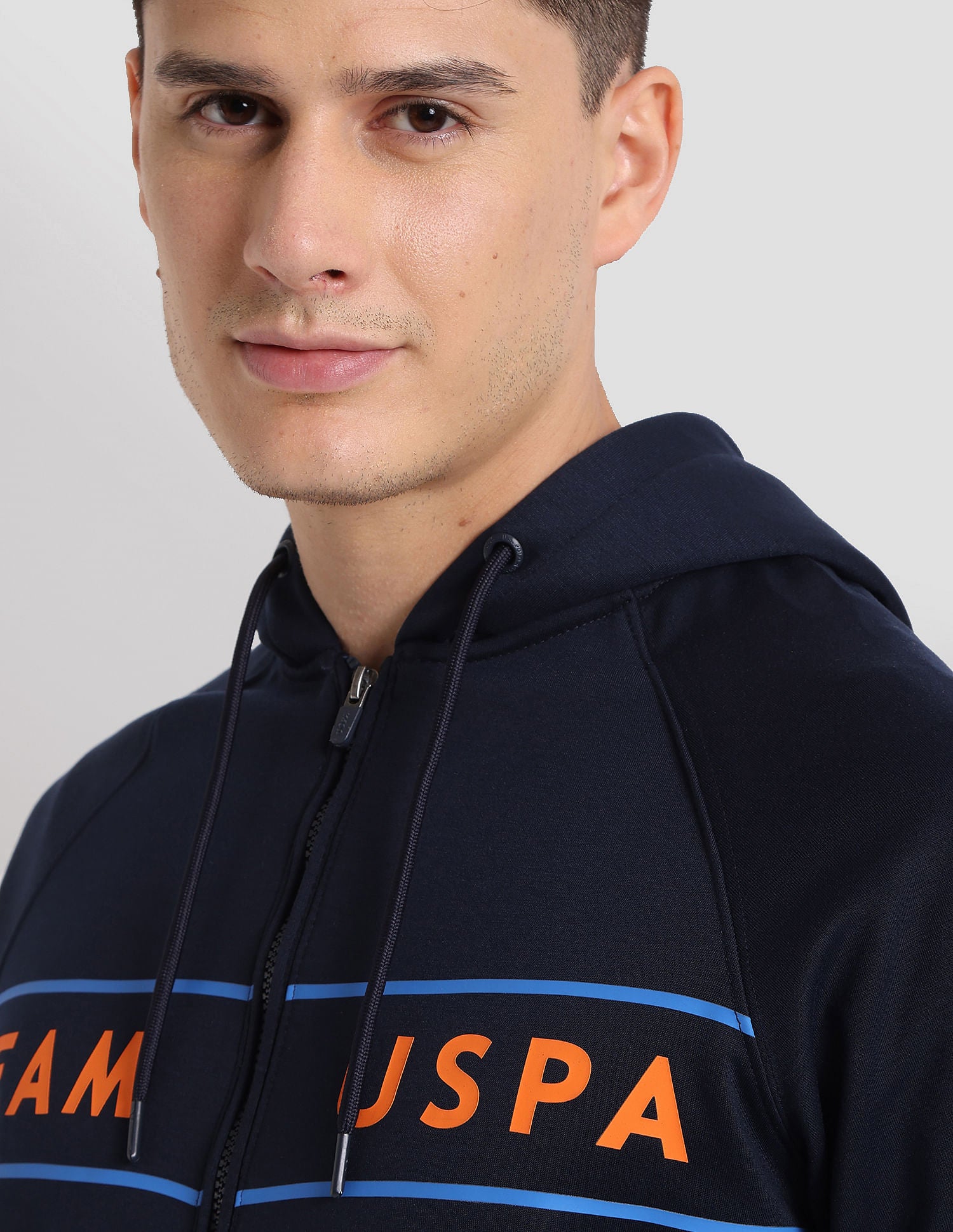 Logo Performance Hoodie Navy - U.S. POLO ASSN. | Large