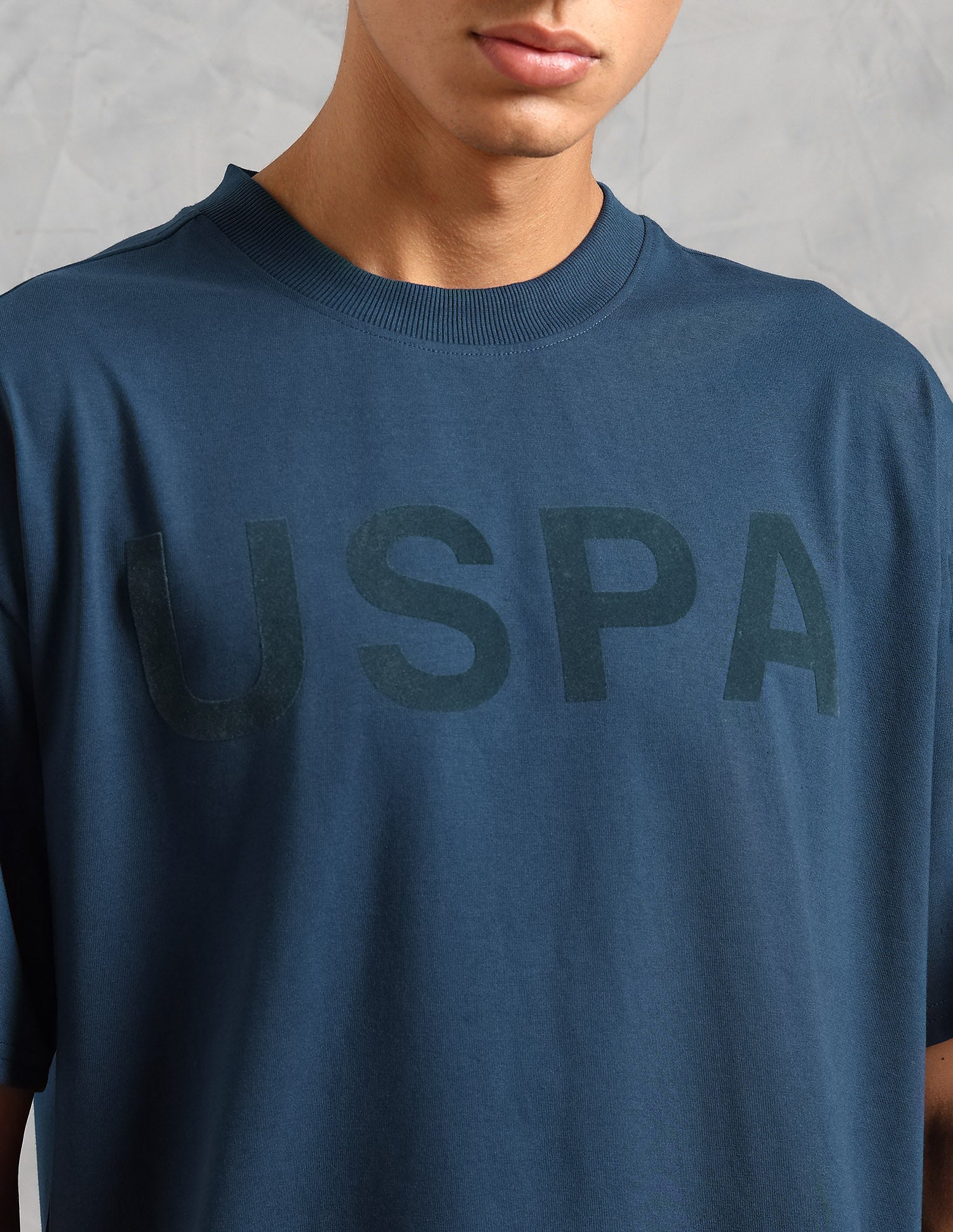 Oversized Fit OEE09 Lounge T-Shirt - Pack Of 1 Deep Lead - U.S. POLO ASSN. | Large