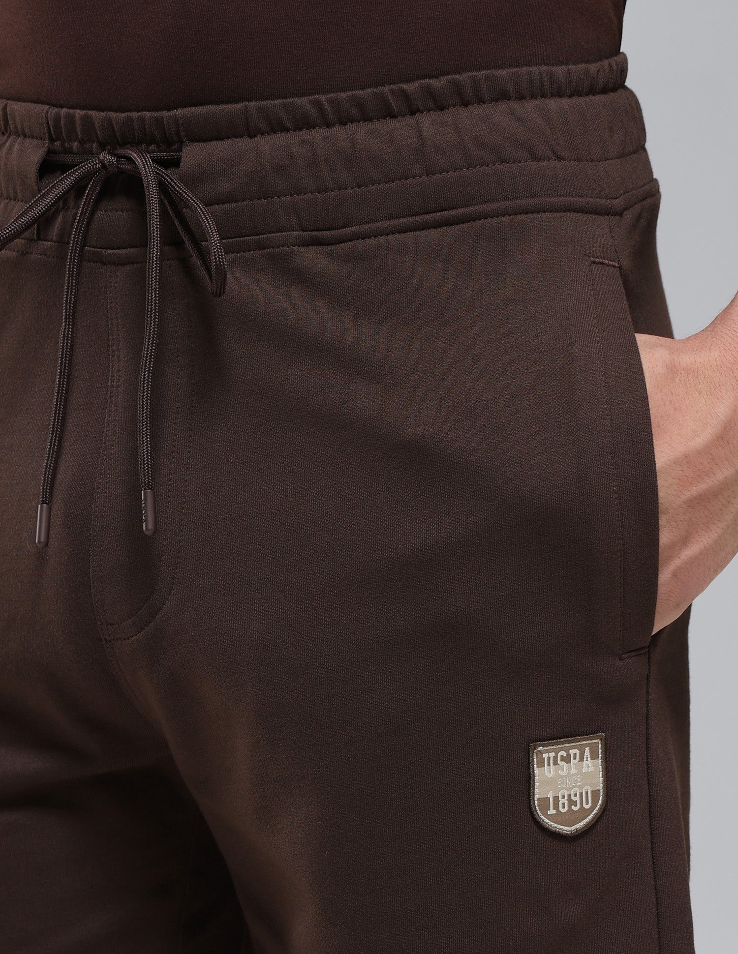 Cotton Rich OES11 Lounge Shorts Java - U.S. Polo Assn. India | Large