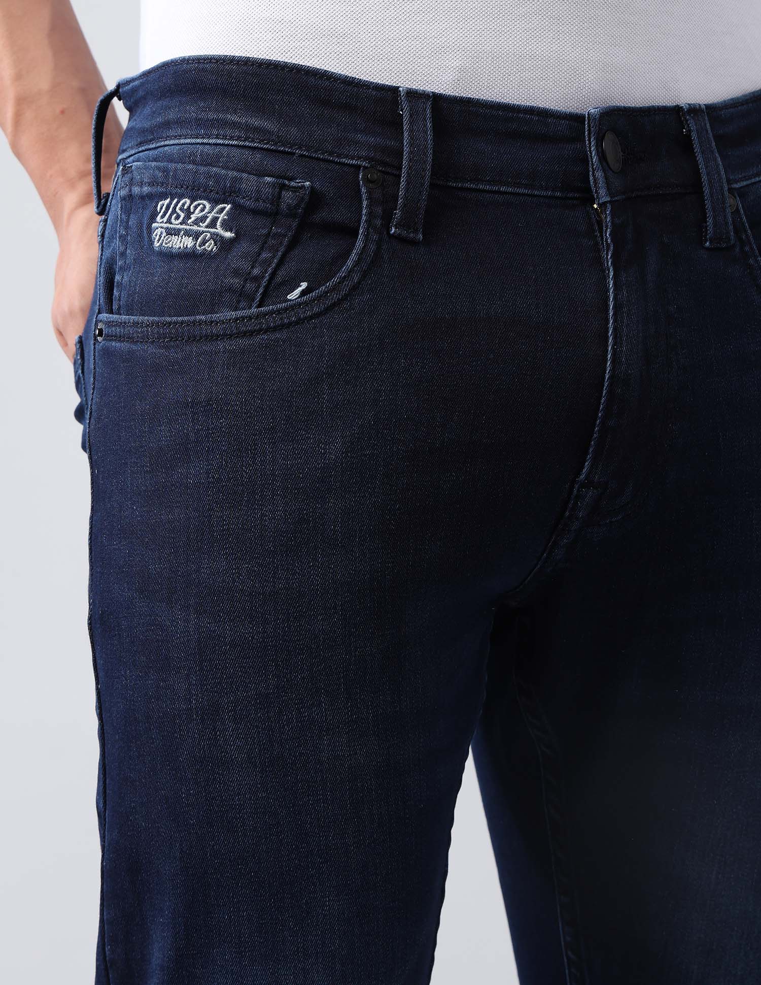 Henry Tapered Fit Blue Jeans Dark Blue - U.S. POLO ASSN. | Large