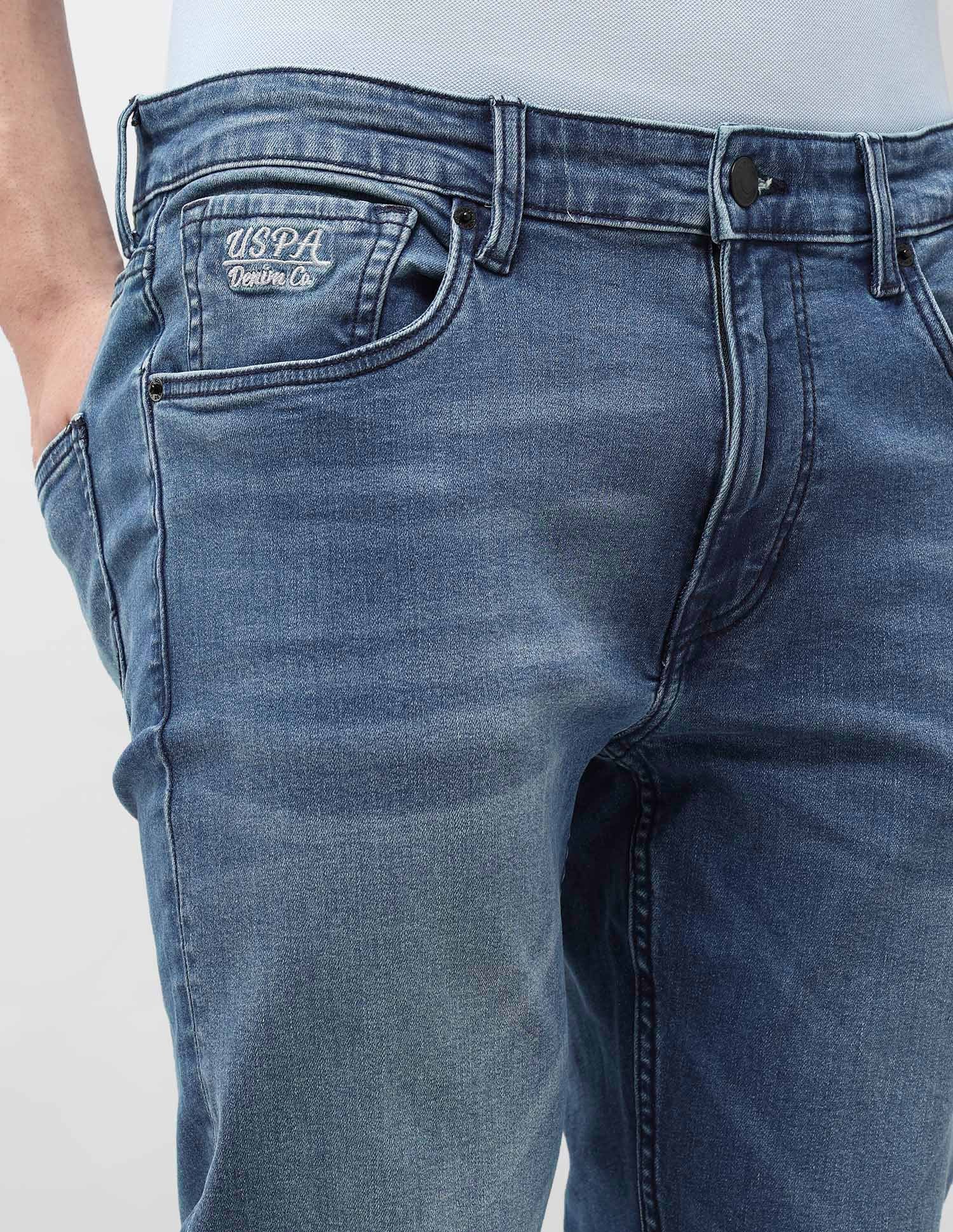Harold Slim Straight Fit Blue Jeans Indigo - U.S. Polo Assn. India | Large