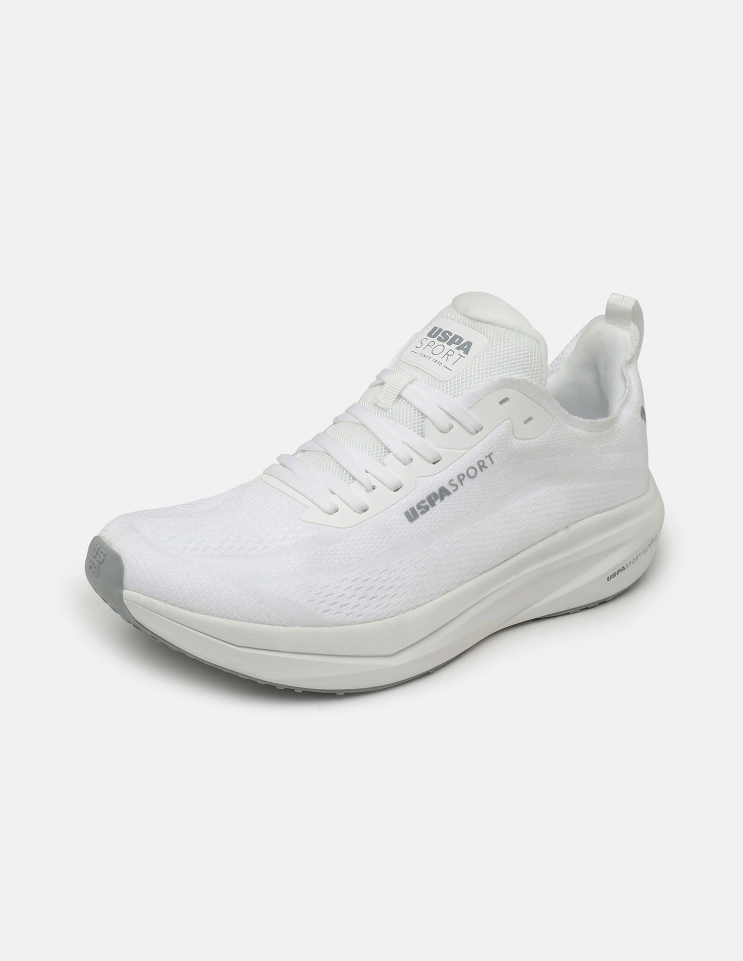 Round Toe Field Pro 4 Sneakers White - U.S. Polo Assn. India | Large