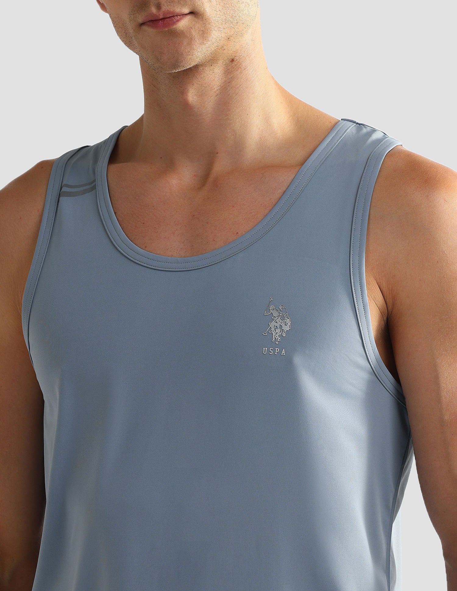 Solid OEV04 Vest - Pack Of 1 Mid Grey - U.S. POLO ASSN. | Large