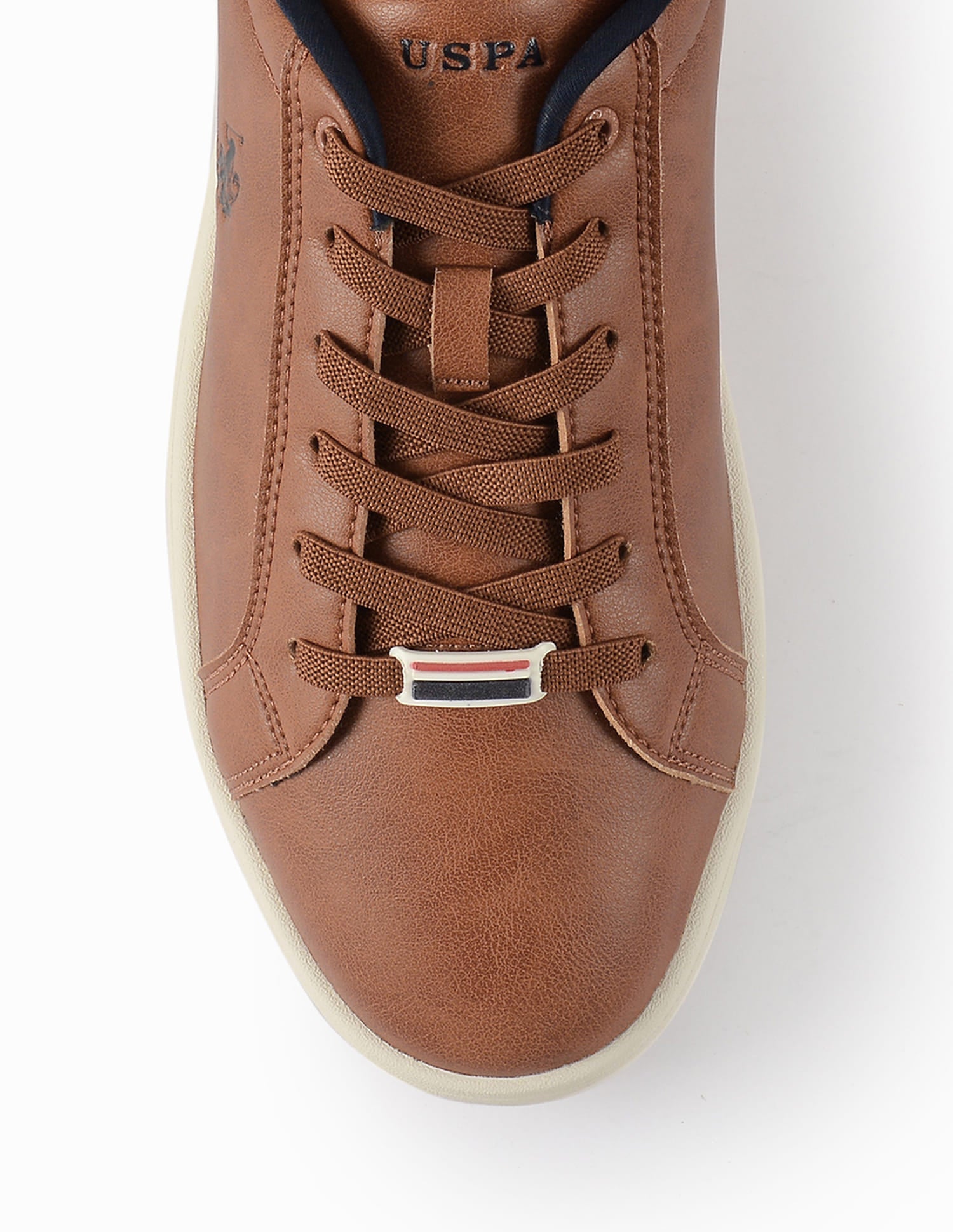 Colour Block Panelled Stefan Sneakers Tan - U.S. Polo Assn. India | Large