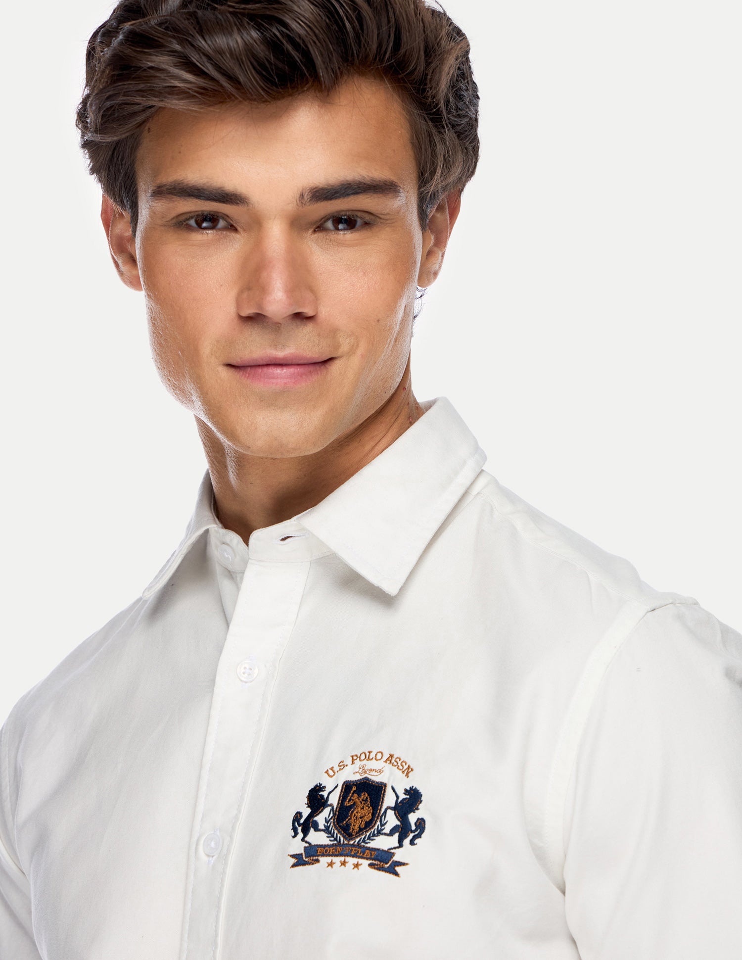 Oxford Regular Fit Shirt White - U.S. Polo Assn. India | Large