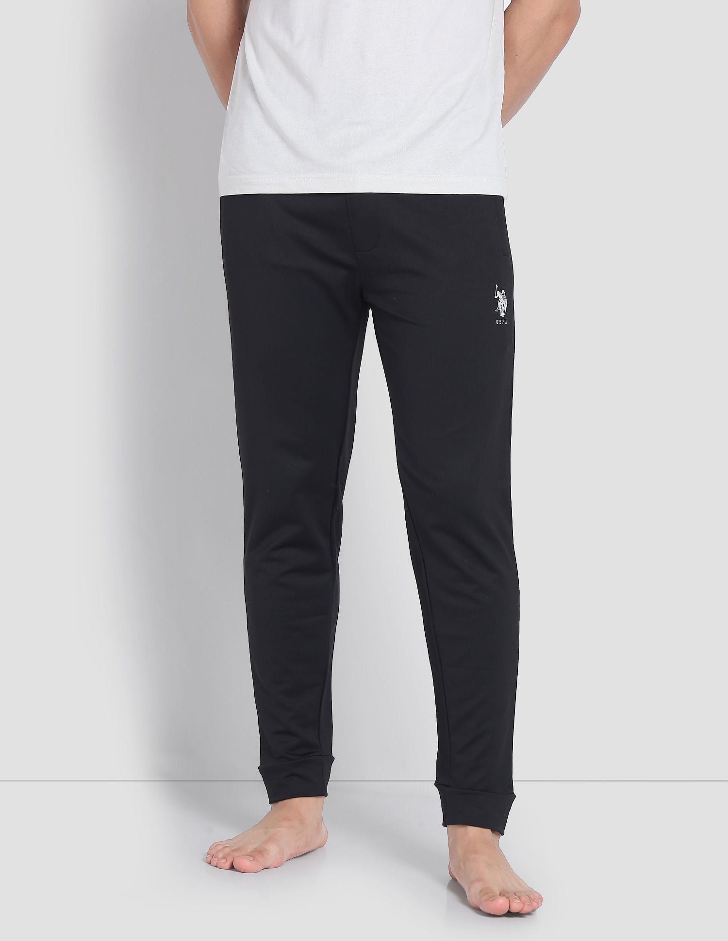 High Stretch AJ001 Active Joggers - Pack Of 1 Black - U.S. POLO ASSN. | Large