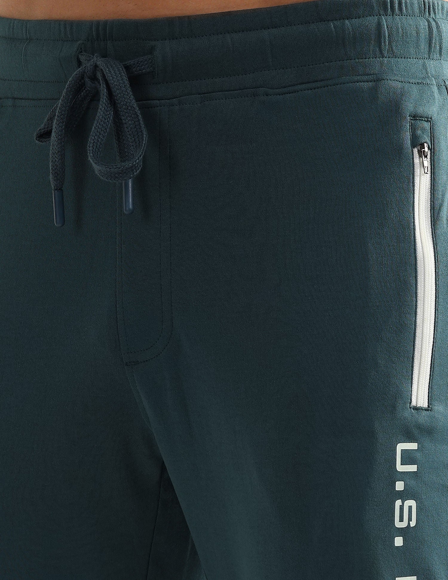 Mid Rise Solid OR002 Lounge Track Pants - Pack Of 1 Atlantic Deep - U.S. POLO ASSN. | Large