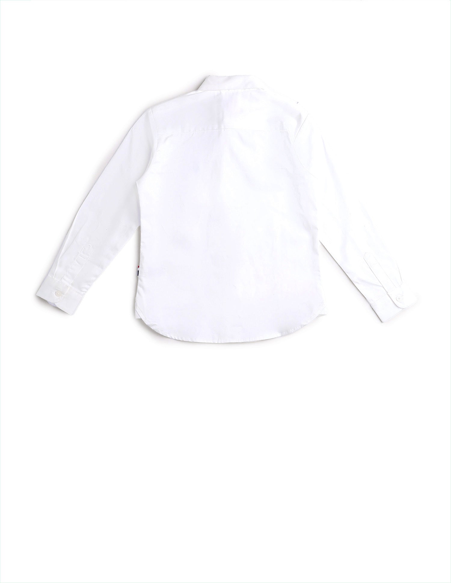Boys Pure Cotton Satin Shirt White - U.S. POLO ASSN. | Large