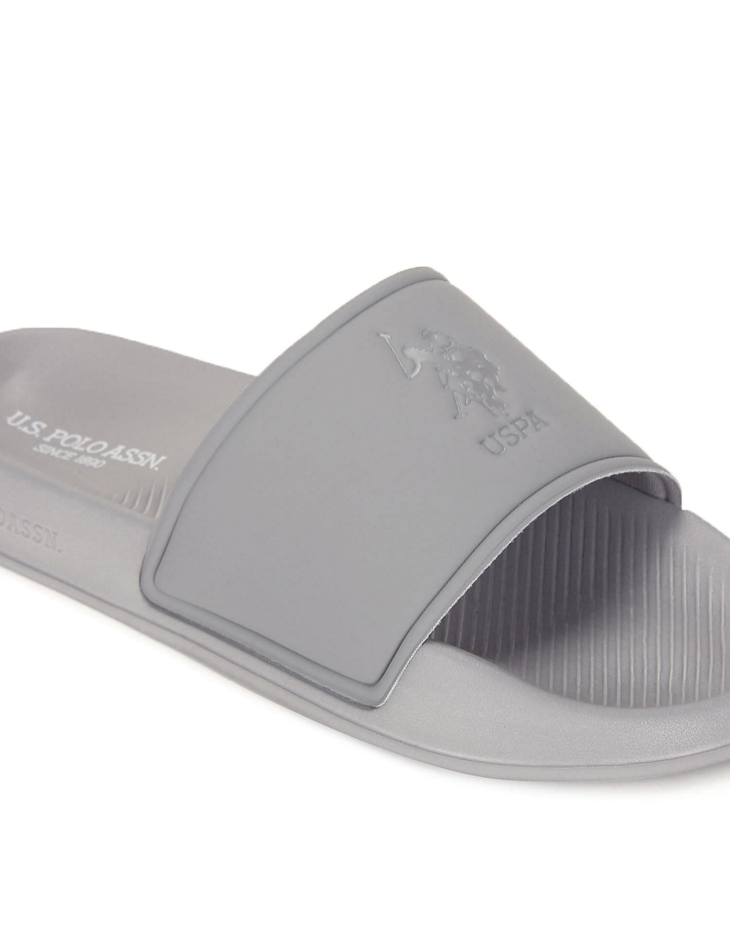 Men Specter 6.0 Open Toe Flat Sandals Grey - U.S. POLO ASSN. | Large