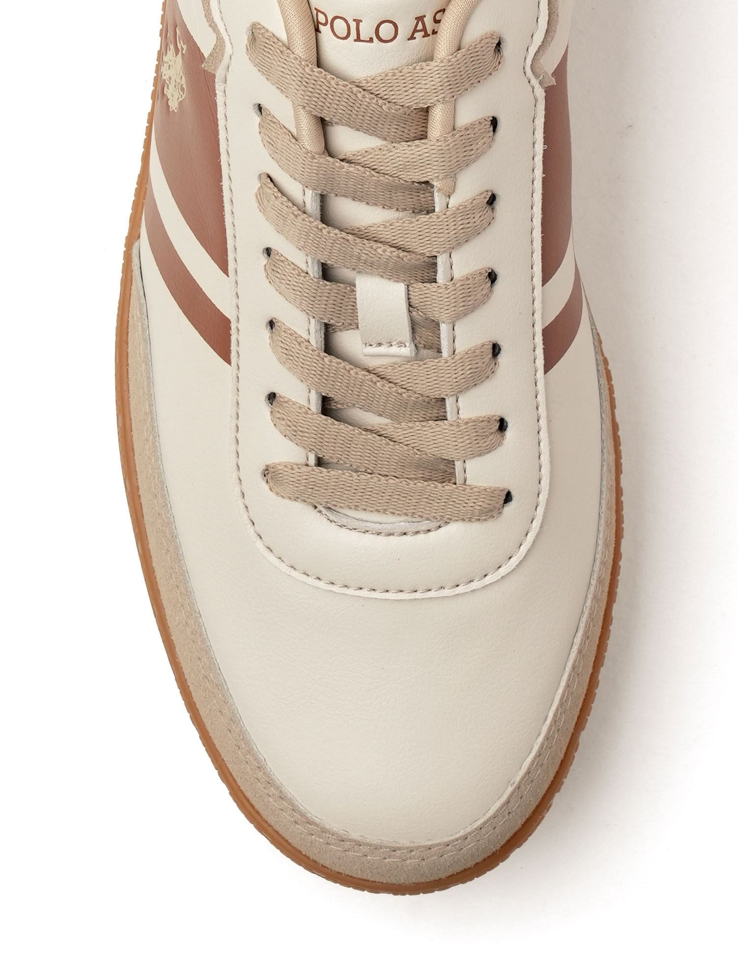 Men Hilton Colourblocked Sneakers Beige - U.S. POLO ASSN. | Large
