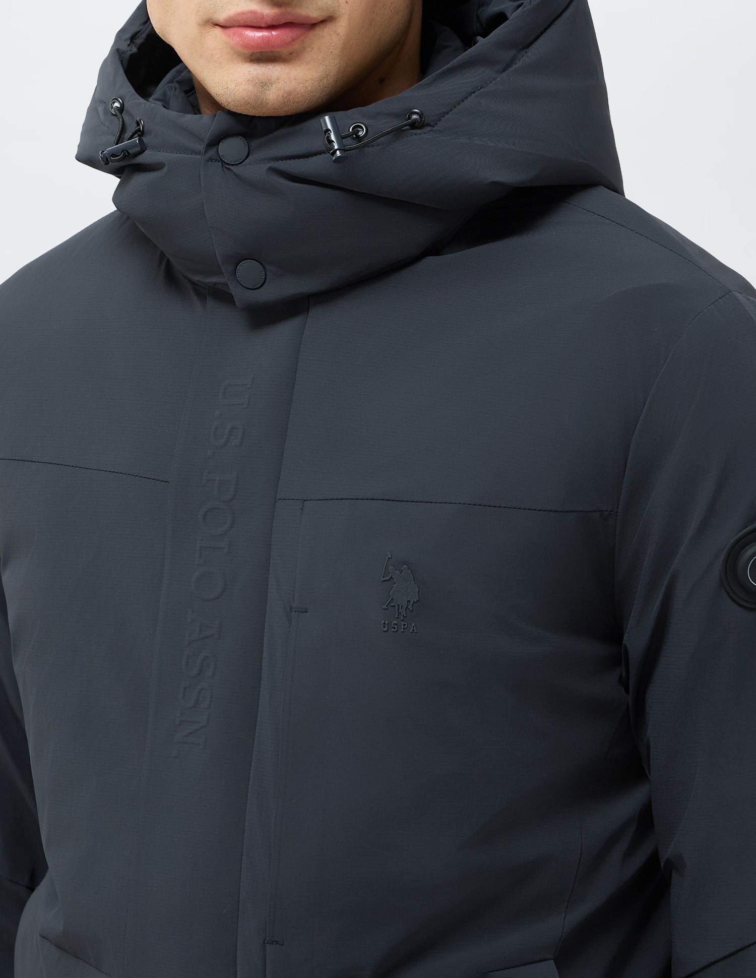 Regular Fit Solid Jacket Navy - U.S. POLO ASSN. | Large