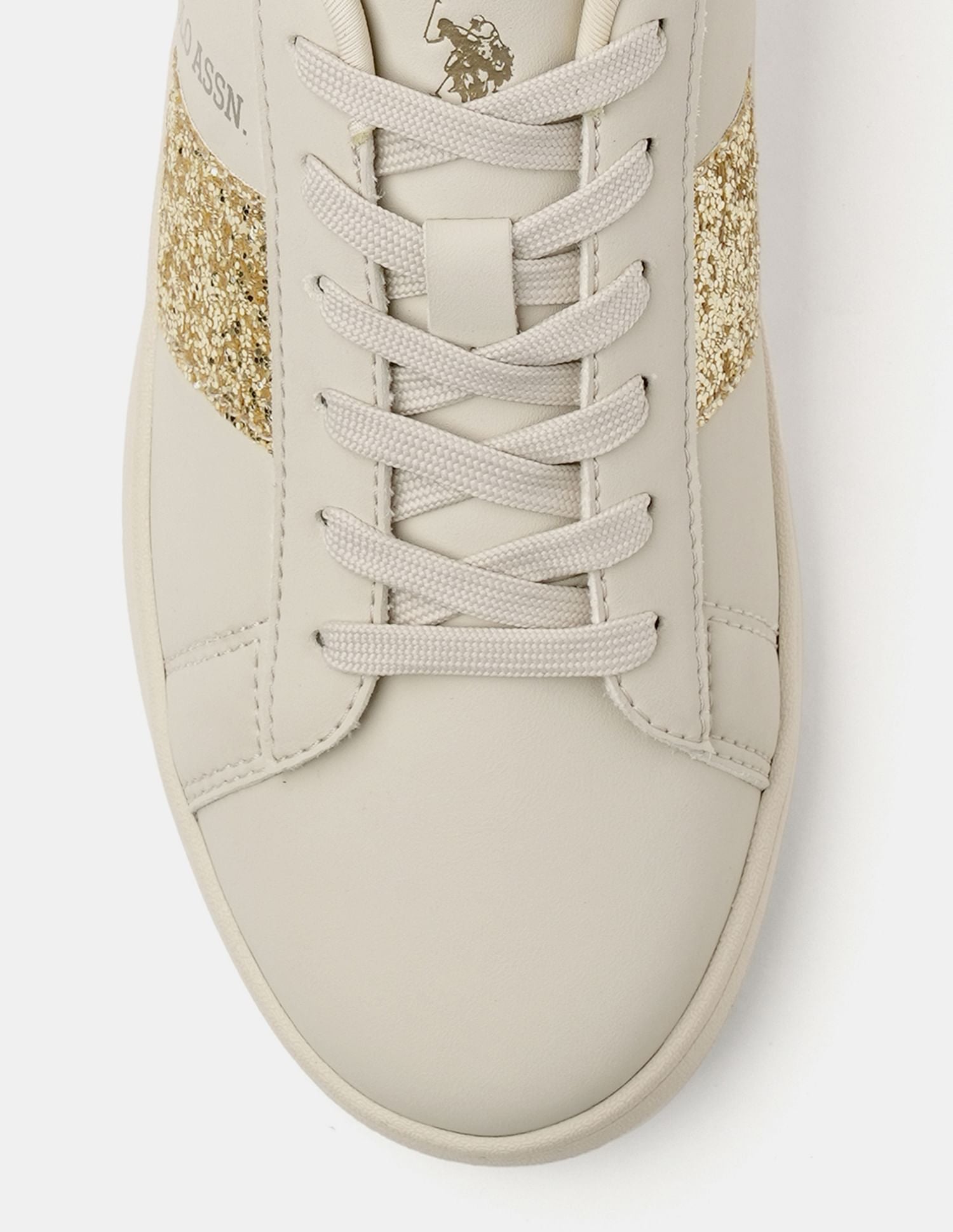 Women Kate 3.0 Glitter Sneakers Nude - U.S. POLO ASSN. | Large