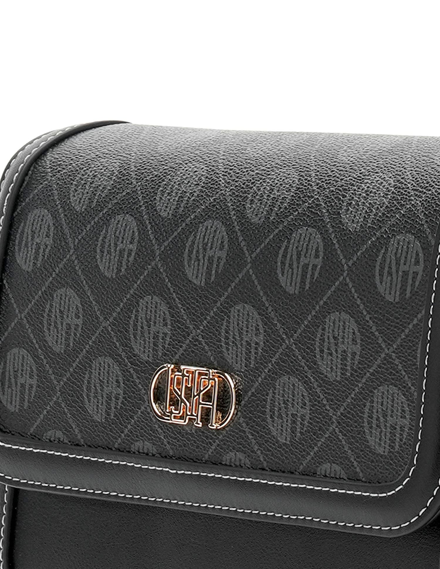 Agatha Monogram Cross Body Bag Black - U.S. Polo Assn. India | Large