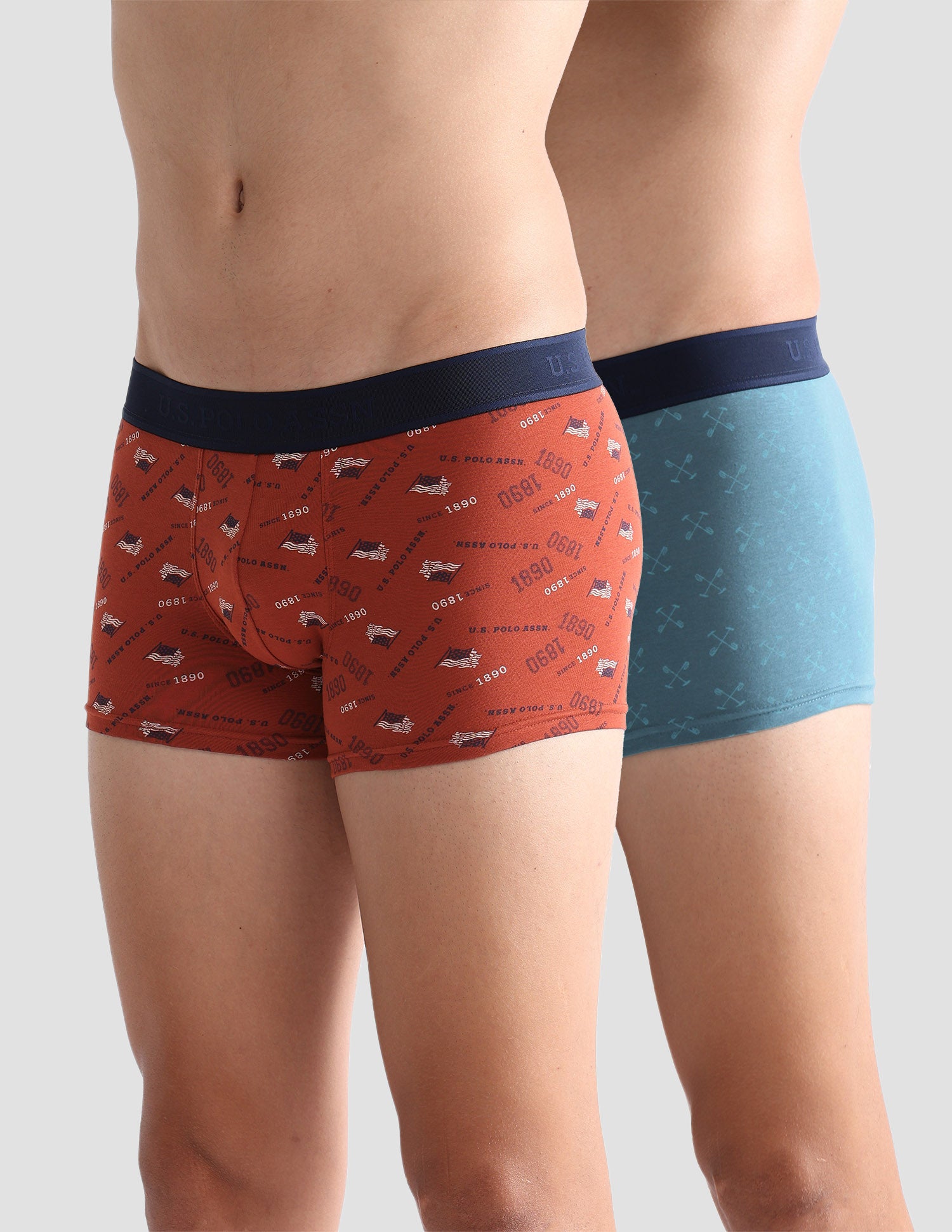 Printed OET16 Trunks - Pack Of 2 Stargazer and Picante - U.S. POLO ASSN. | Large