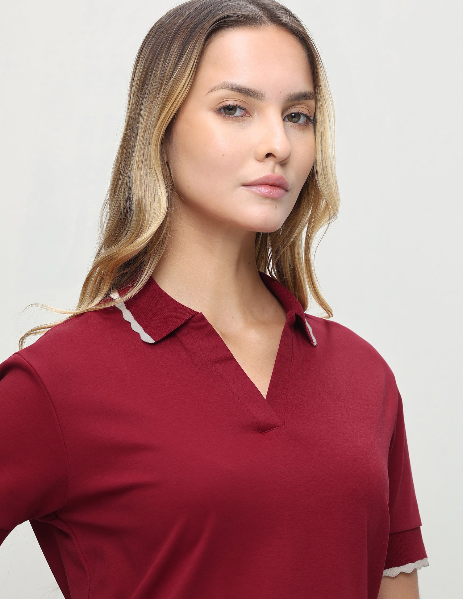Solid Relaxed Fit Polo Shirt Maroon - U.S. Polo Assn. India | Large