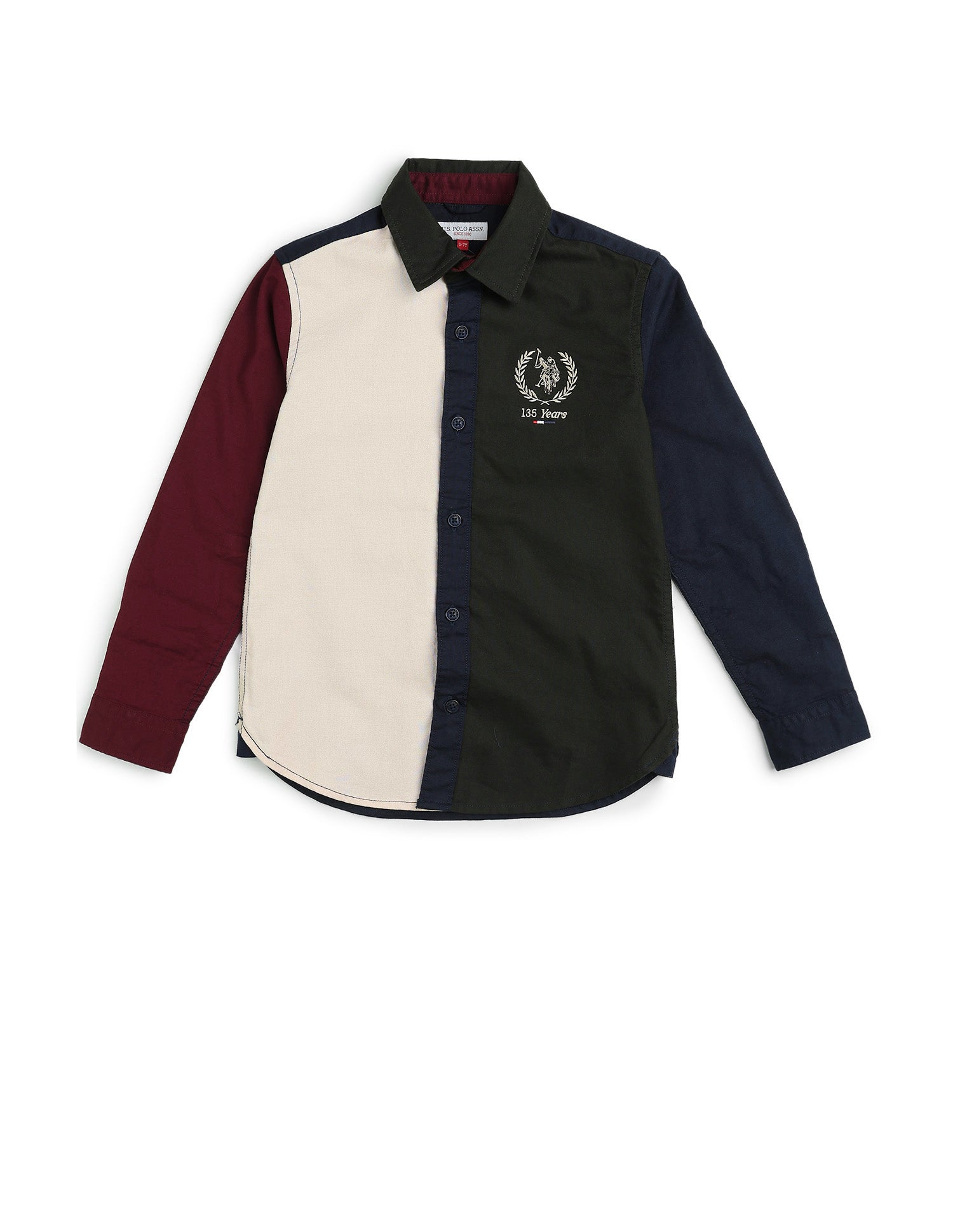 Boys Colourblocked Oxford Shirt Multi4 - U.S. POLO ASSN. | Large