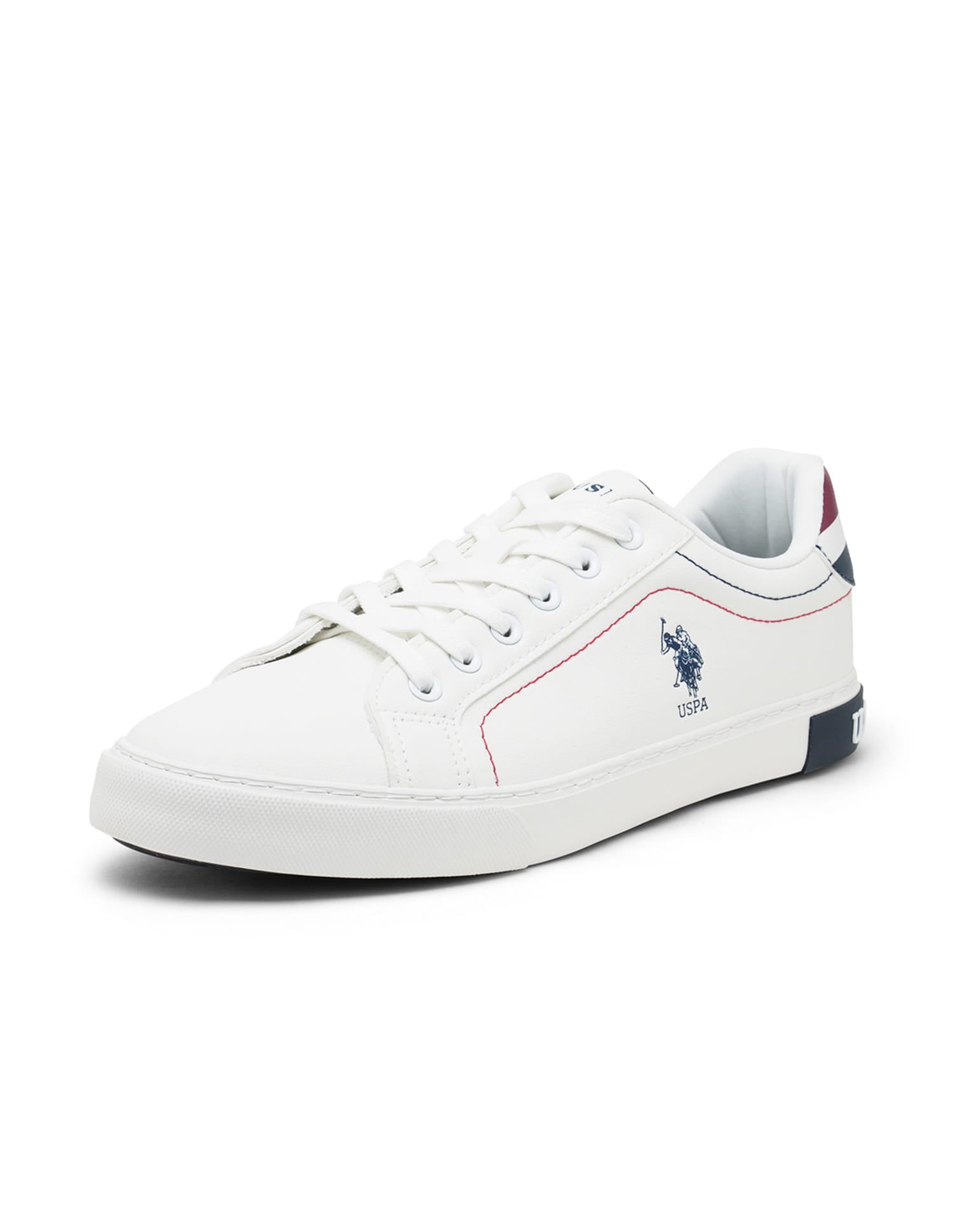 Men Solid Rojas 5.0 Sneakers White - U.S. Polo Assn. India | Large
