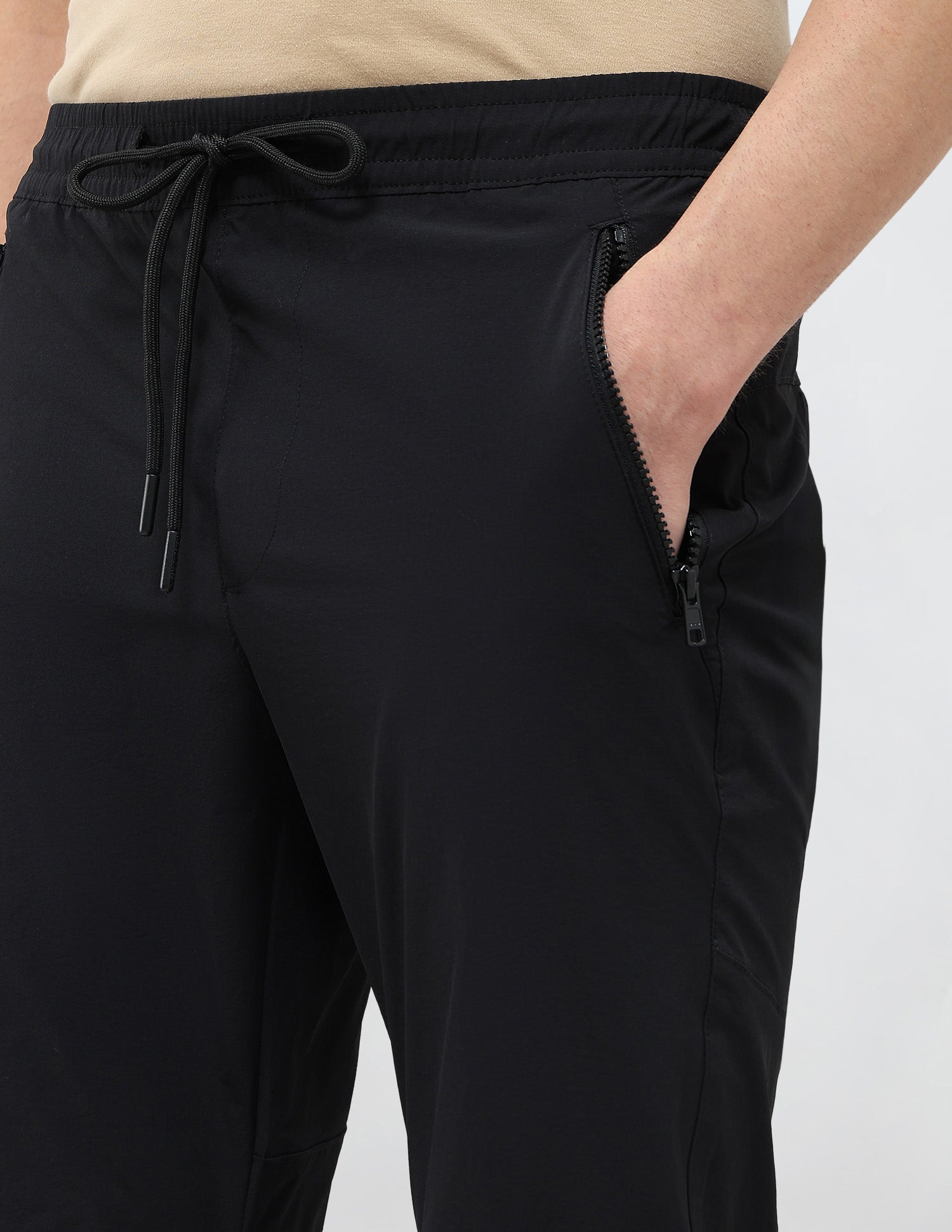 Mid Rise Relaxed Fit Joggers Black - U.S. Polo Assn. India | Large