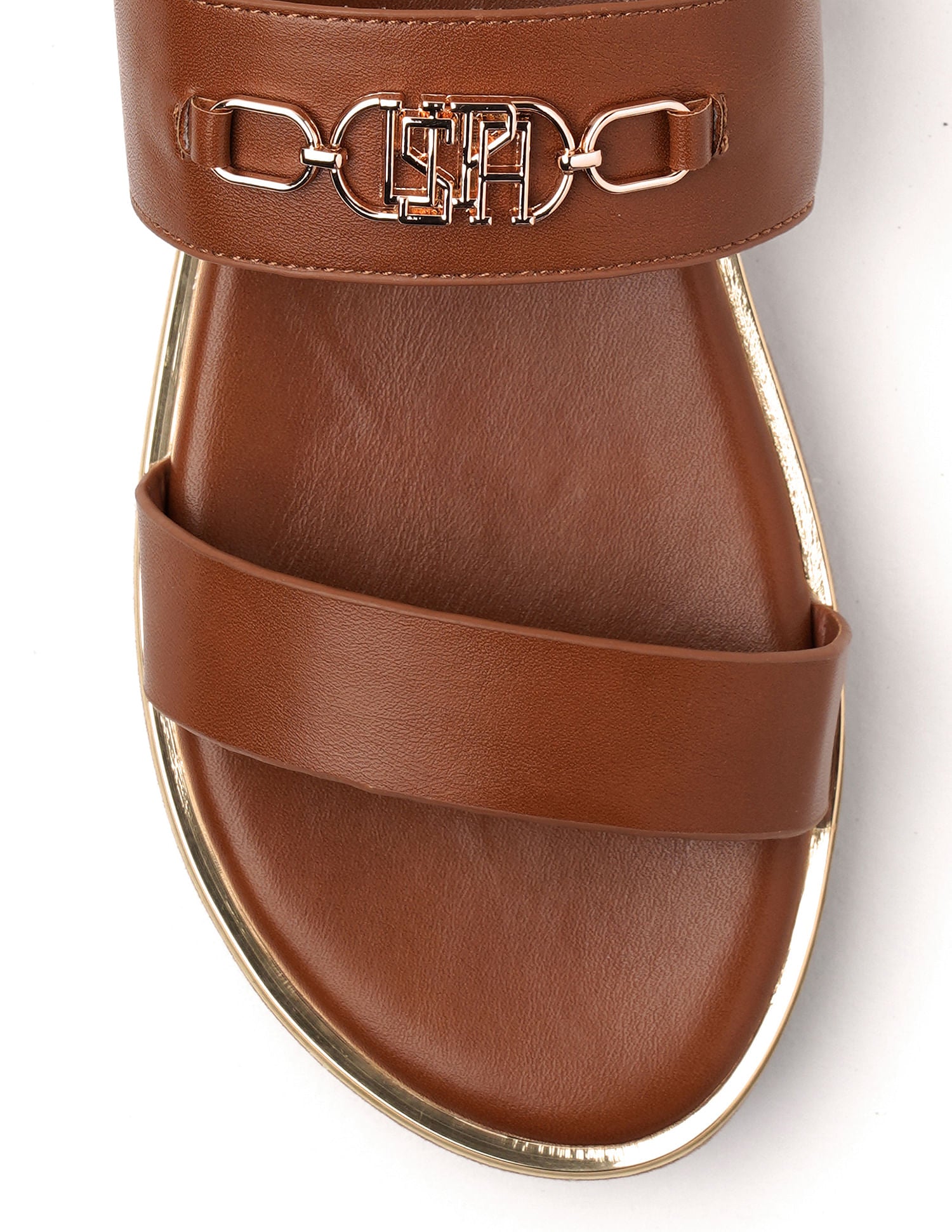 Comfort EVA Flat Cinzia Sandals Tan - U.S. POLO ASSN. | Large