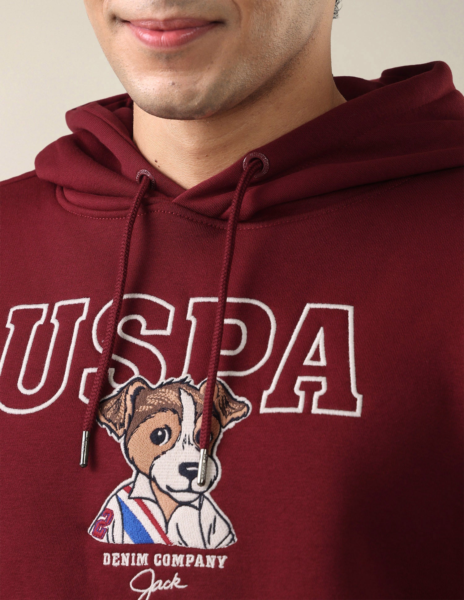 Graphic Brand Embroidered Regular Fit Sweatshirt Red - U.S. Polo Assn. India | Large