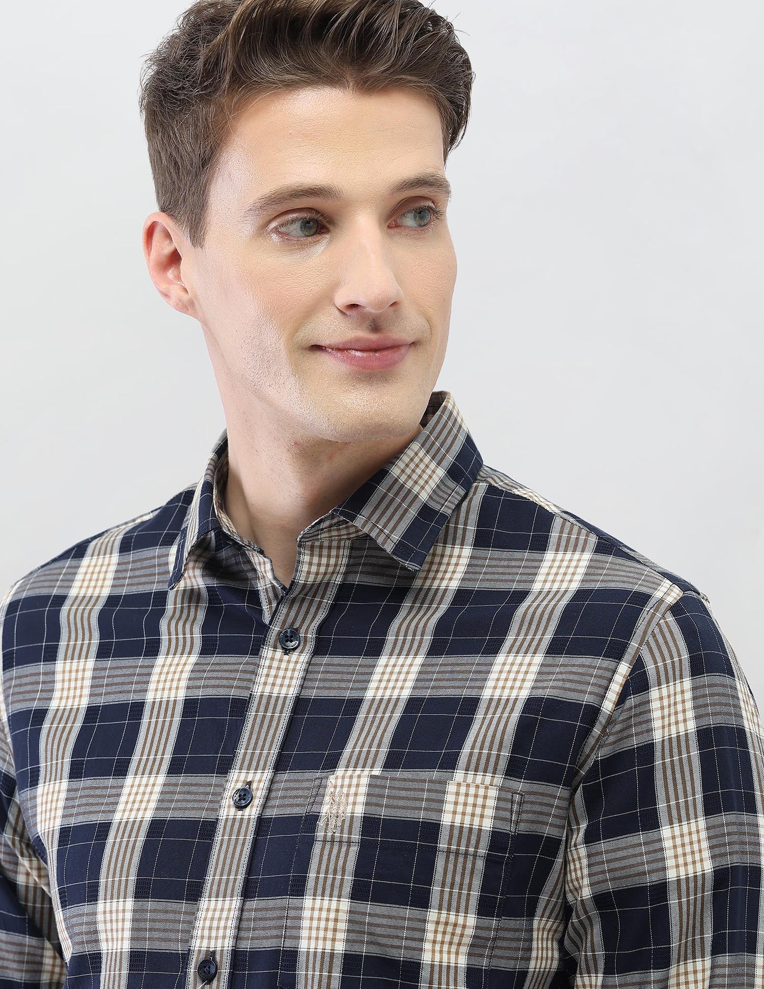 New Port Marina Regular Fit Shirt Navy - U.S. Polo Assn. India | Large