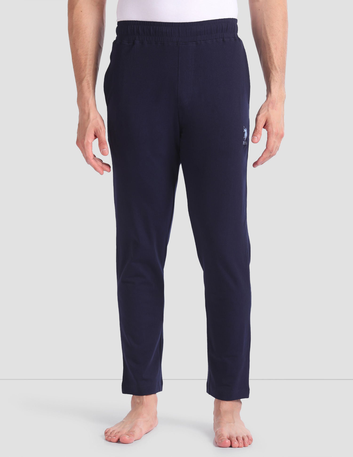 Cotton Stretch OELP1 Lounge Track Pants - Pack Of 1 Navy - U.S. POLO ASSN. | Large