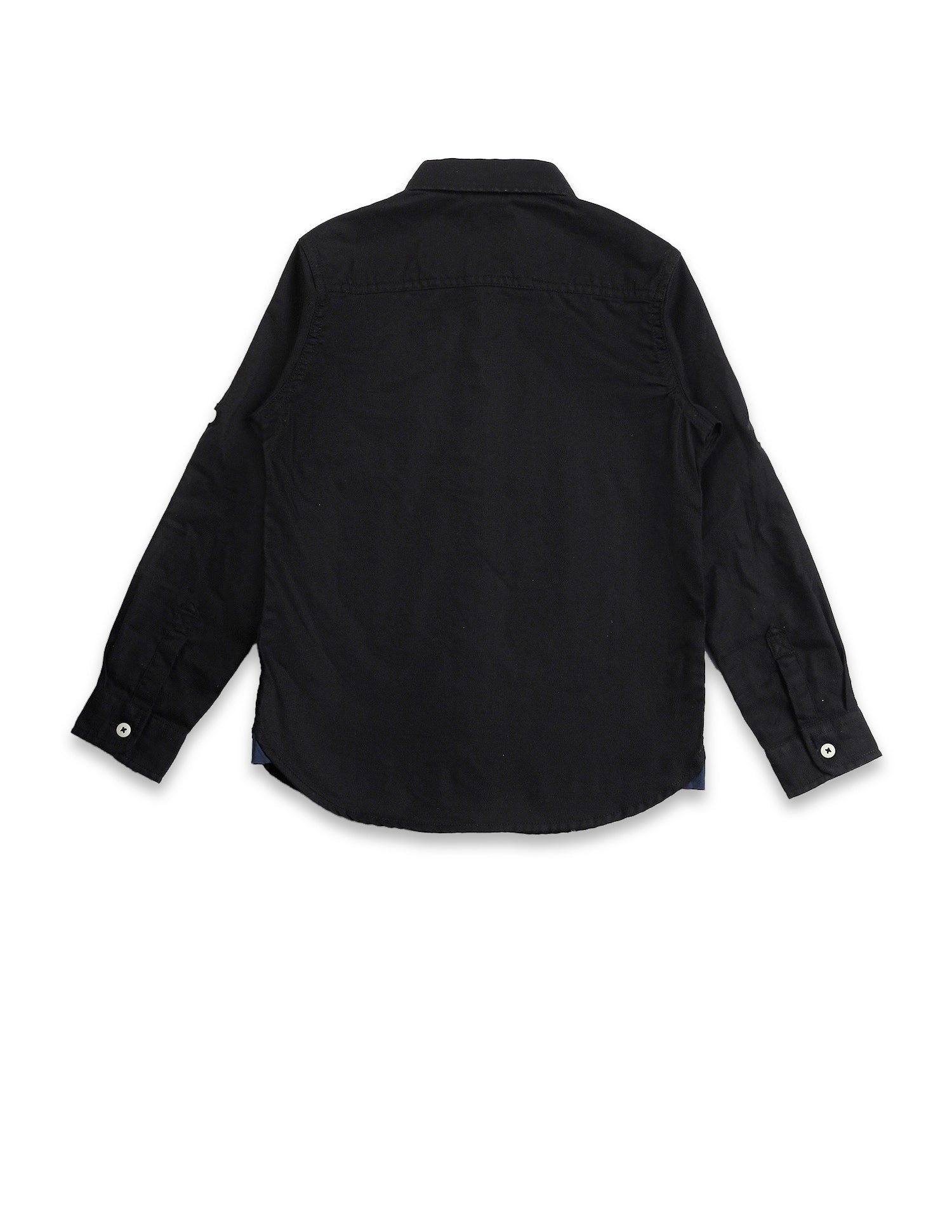 Dobby Cotton Shirt Black - U.S. POLO ASSN. | Large