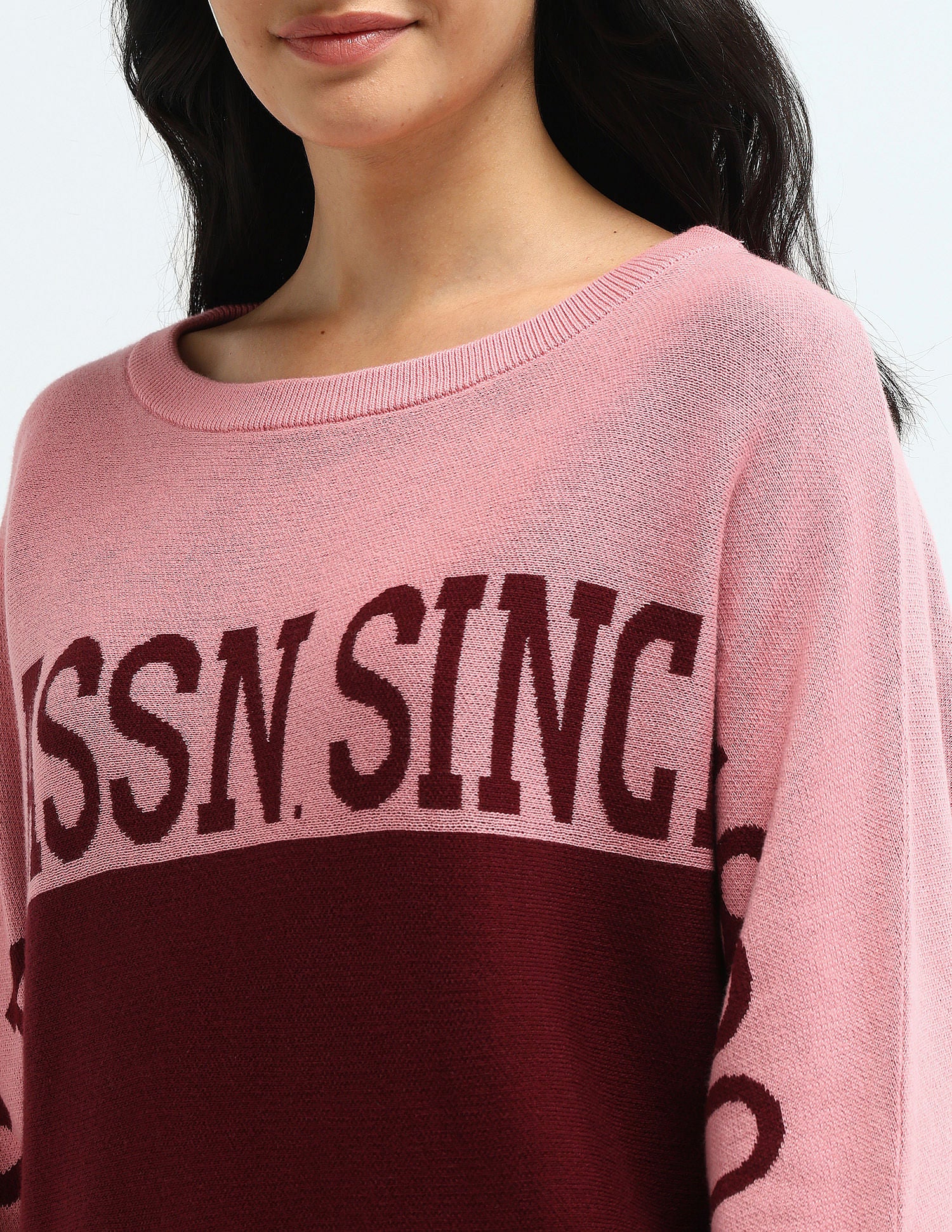 Raglan Sleeves Colour Blocked Sweater Multicolour - U.S. POLO ASSN. | Large