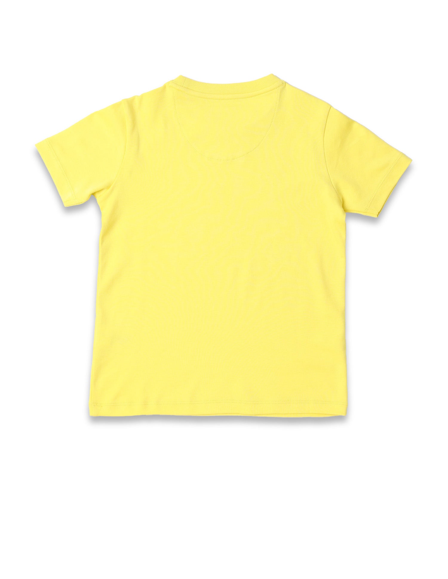 Boys Pure Cotton Regular Fit T-Shirt Light Yellow - U.S. POLO ASSN. | Large